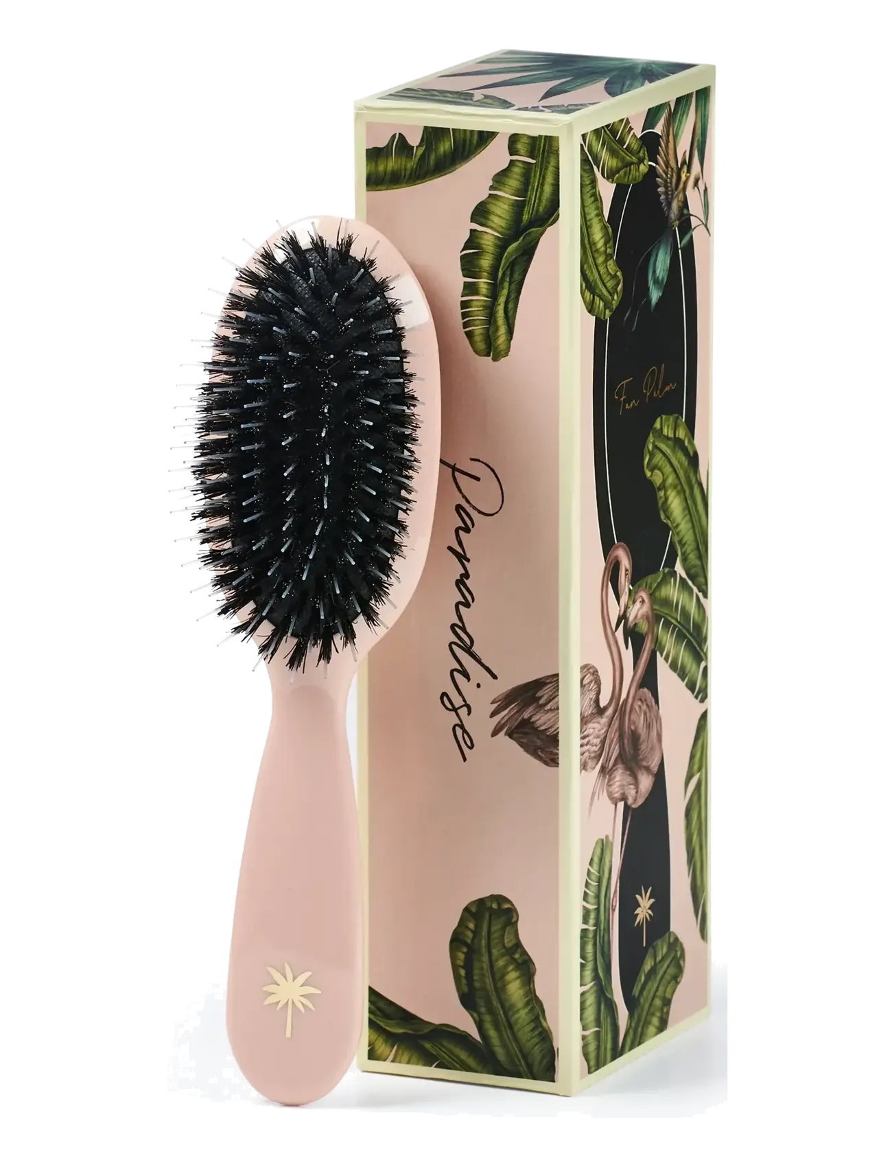 Fan Palm - Paradise Small - rose w/glitter - 1