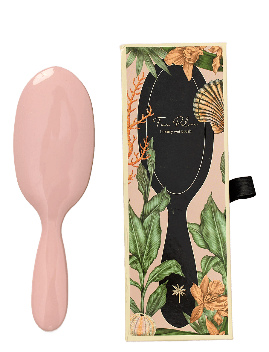 Fan Palm - Beach Flower Medium - rose w/glitter - 2