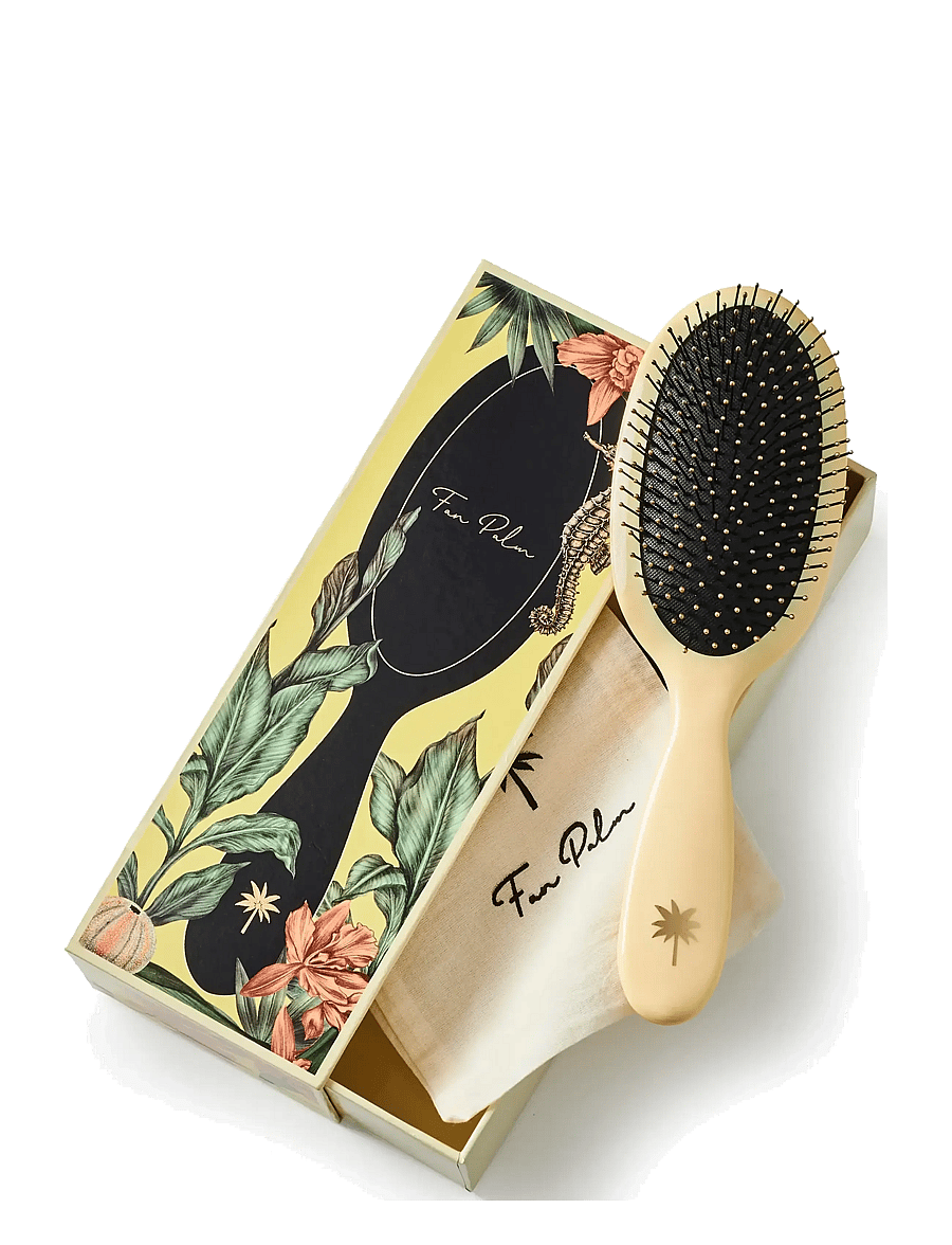 Fan Palm - Sunshine Medium - light yellow w/glitter - 1