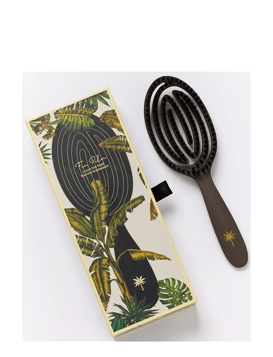 Fan Palm - Coco Large - detangling harjad - warm grey - 2
