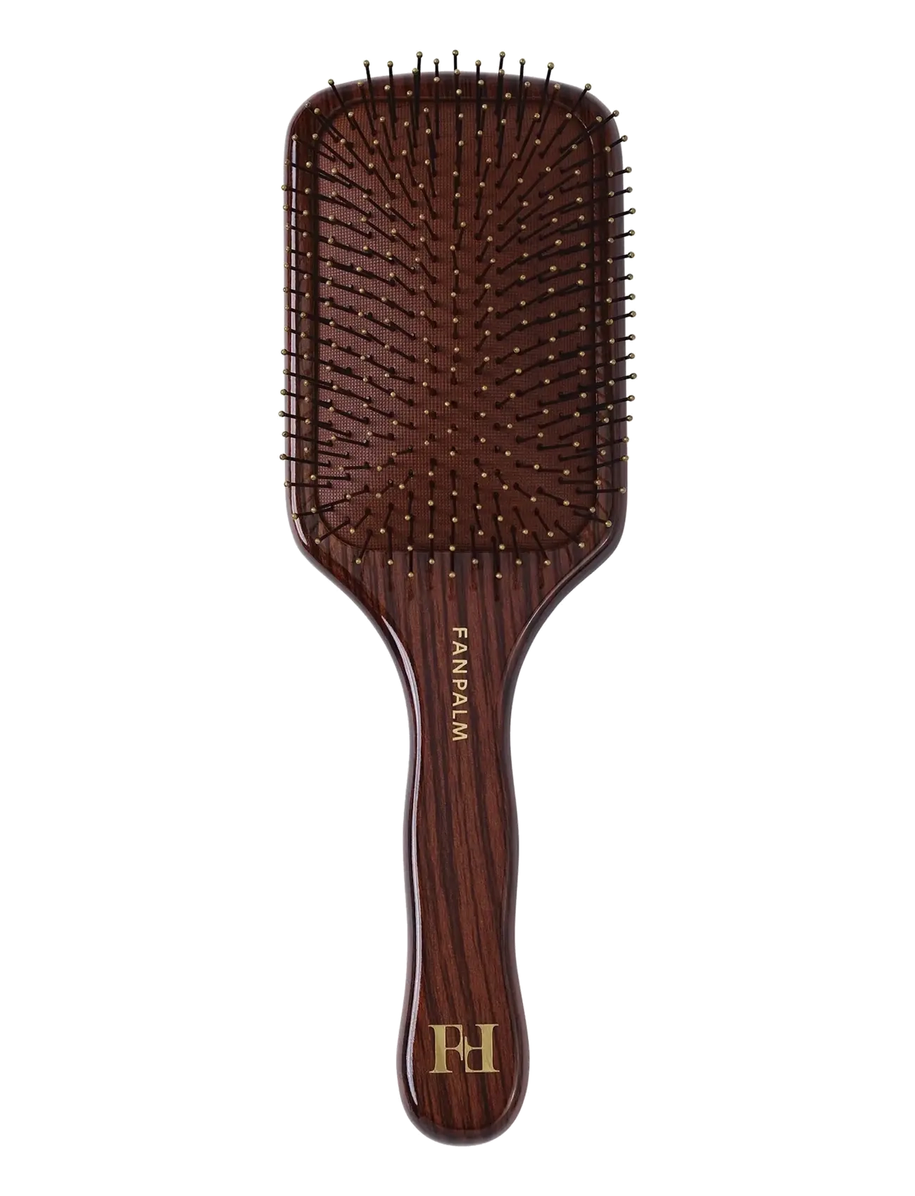 Fan Palm - Wet + Curly Hairbrush Nylon - paddelbørster - glossy brown - 2
