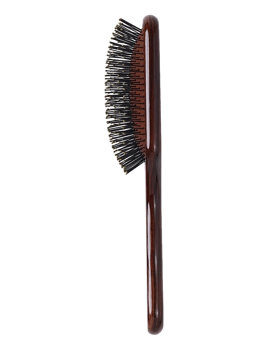 Fan Palm - Wet + Curly Hairbrush Nylon - paddelbürsten - glossy brown - 3