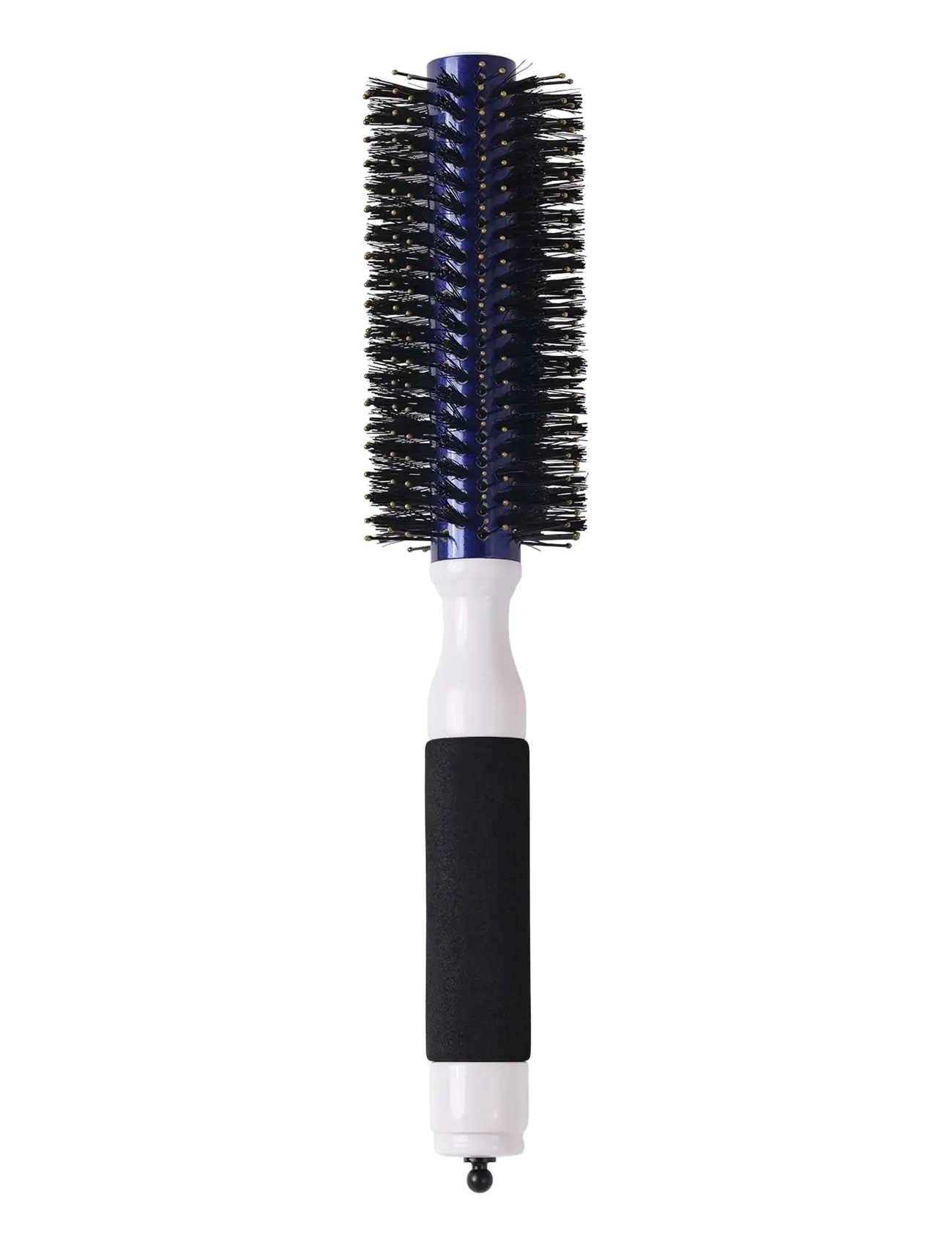 Fan Palm - Boar- & Nylon Hairbrush - rundbürsten - glossy white - 2