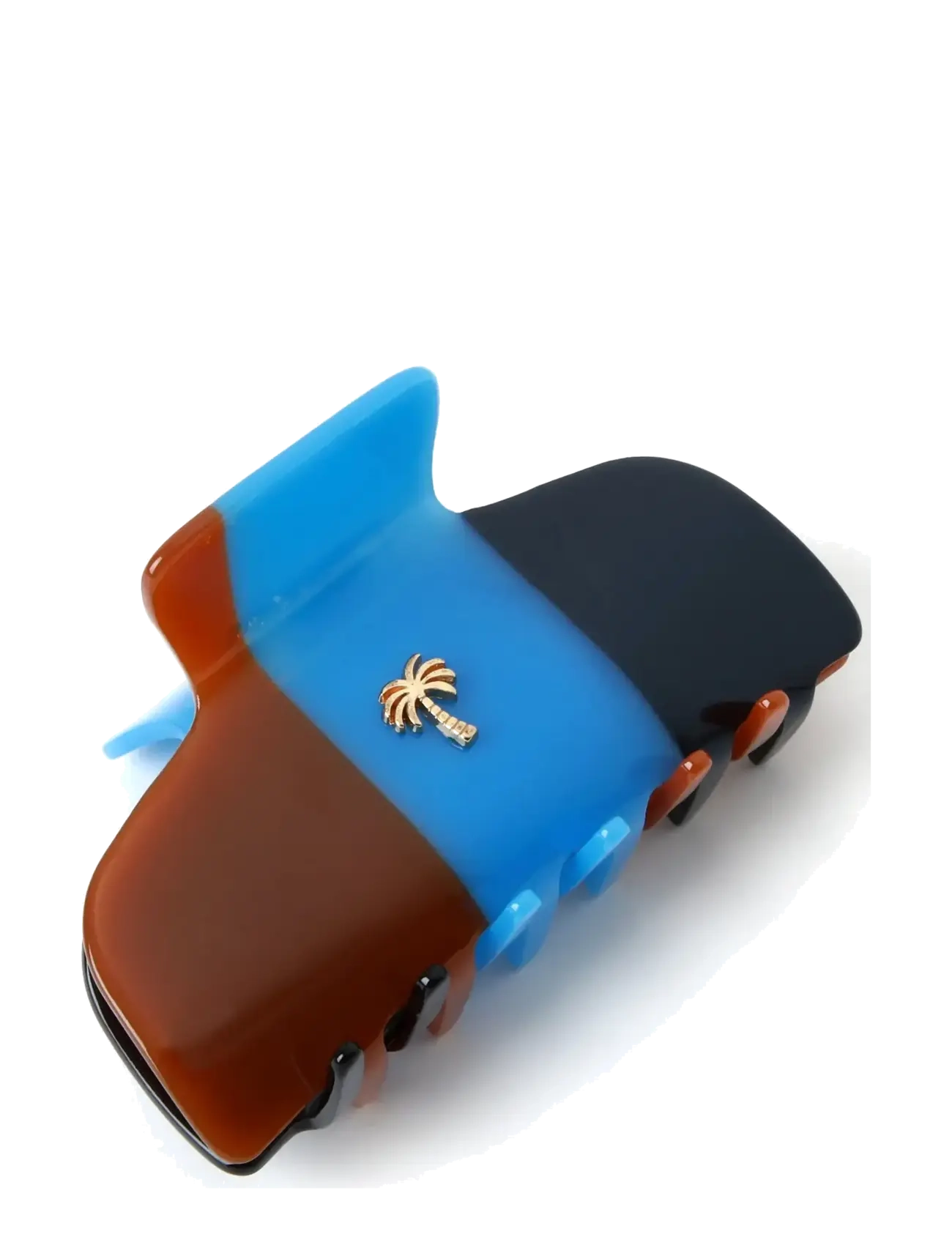 Fan Palm - Fan Palm Hair Clips - brown/blue/dark blue - 2