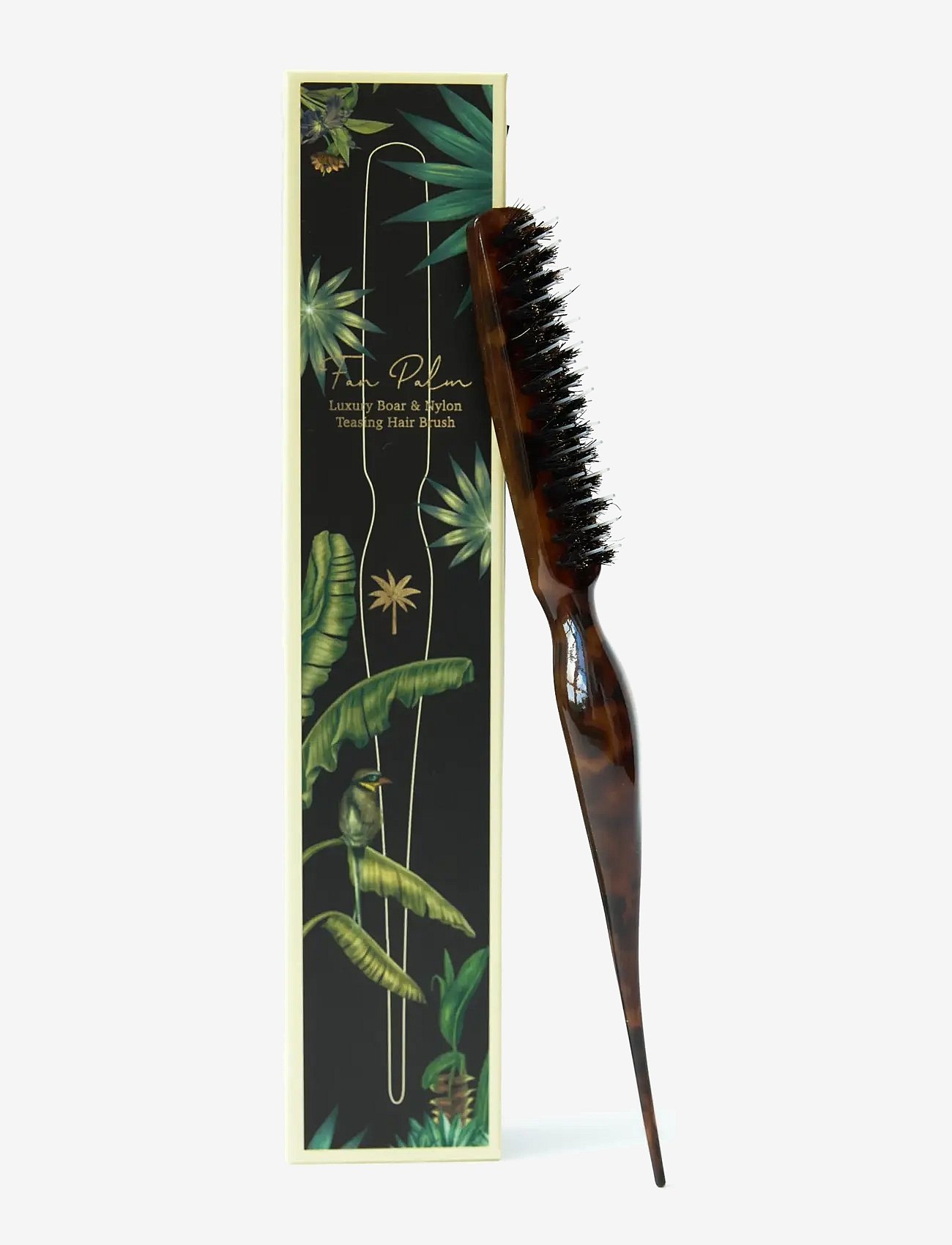 FANPALM Turtle Teasing Hair Brush - Brown - ONE SIZE