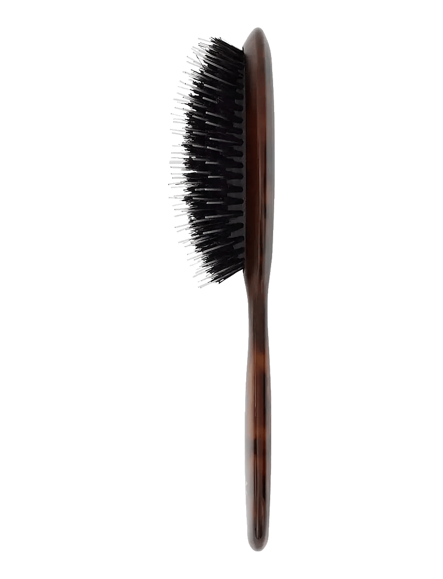 FANPALM - Small Turtle Boar & Nylon Hair Brush - paddle harjad - turtle pattern - 1