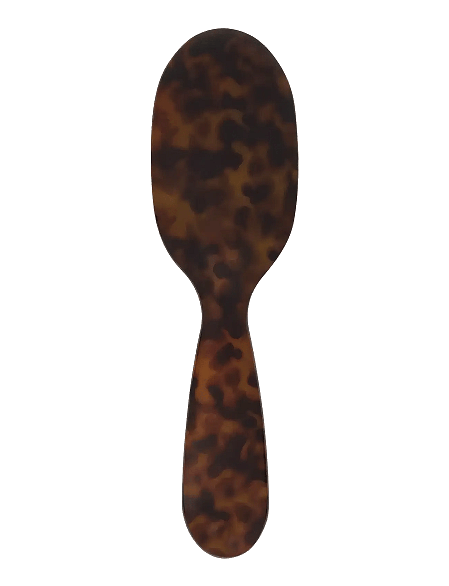 FANPALM - Small Turtle Boar & Nylon Hair Brush - paddle harjad - turtle pattern - 2