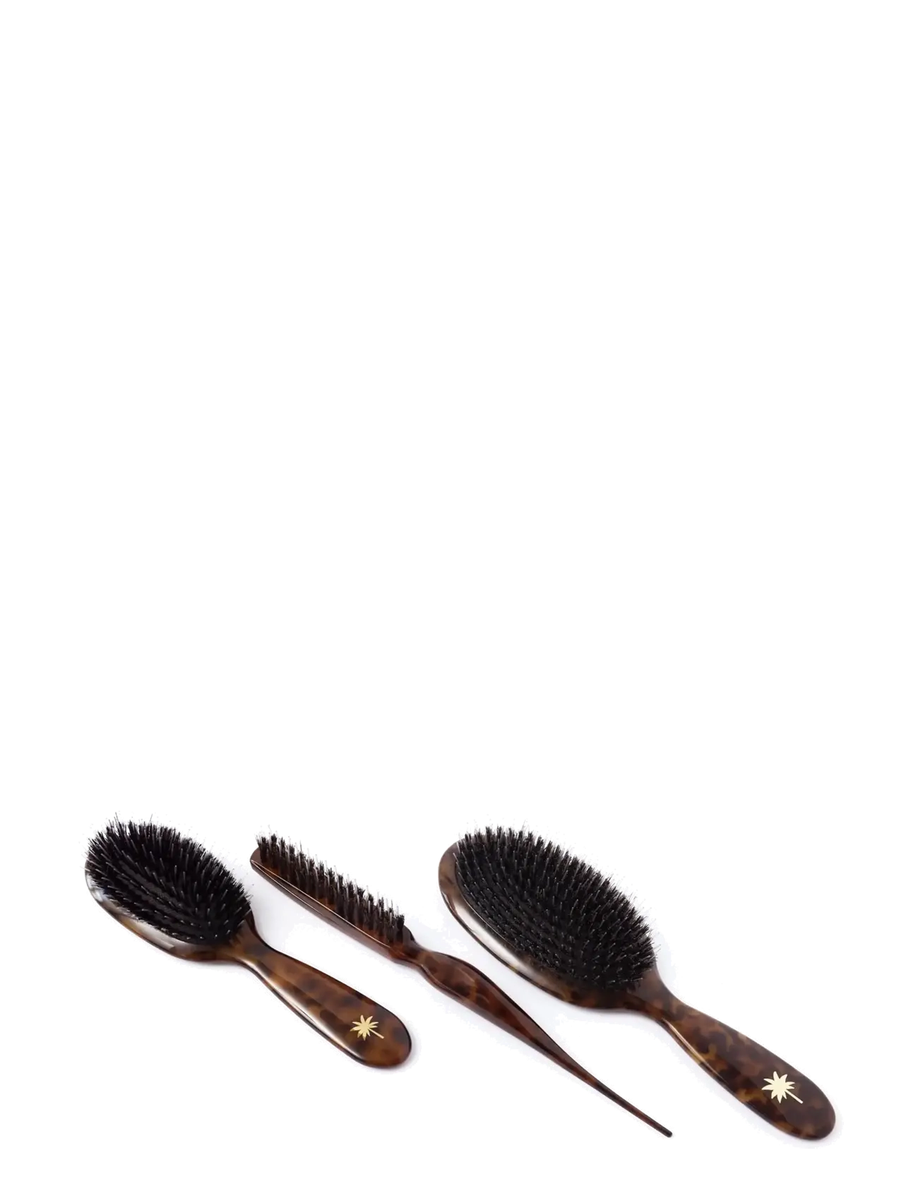 FANPALM - Small Turtle Boar & Nylon Hair Brush - paddelbørster - turtle pattern - 3