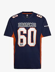 Fanatics - Denver Broncos NFL Value Franchise Fashion Top - oberteile & t-shirts - athletic navy,classic orange - 0