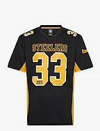 Pittsburgh Steelers NFL Value Franchise Fashion Top - BLACK,YELLOW GOLD