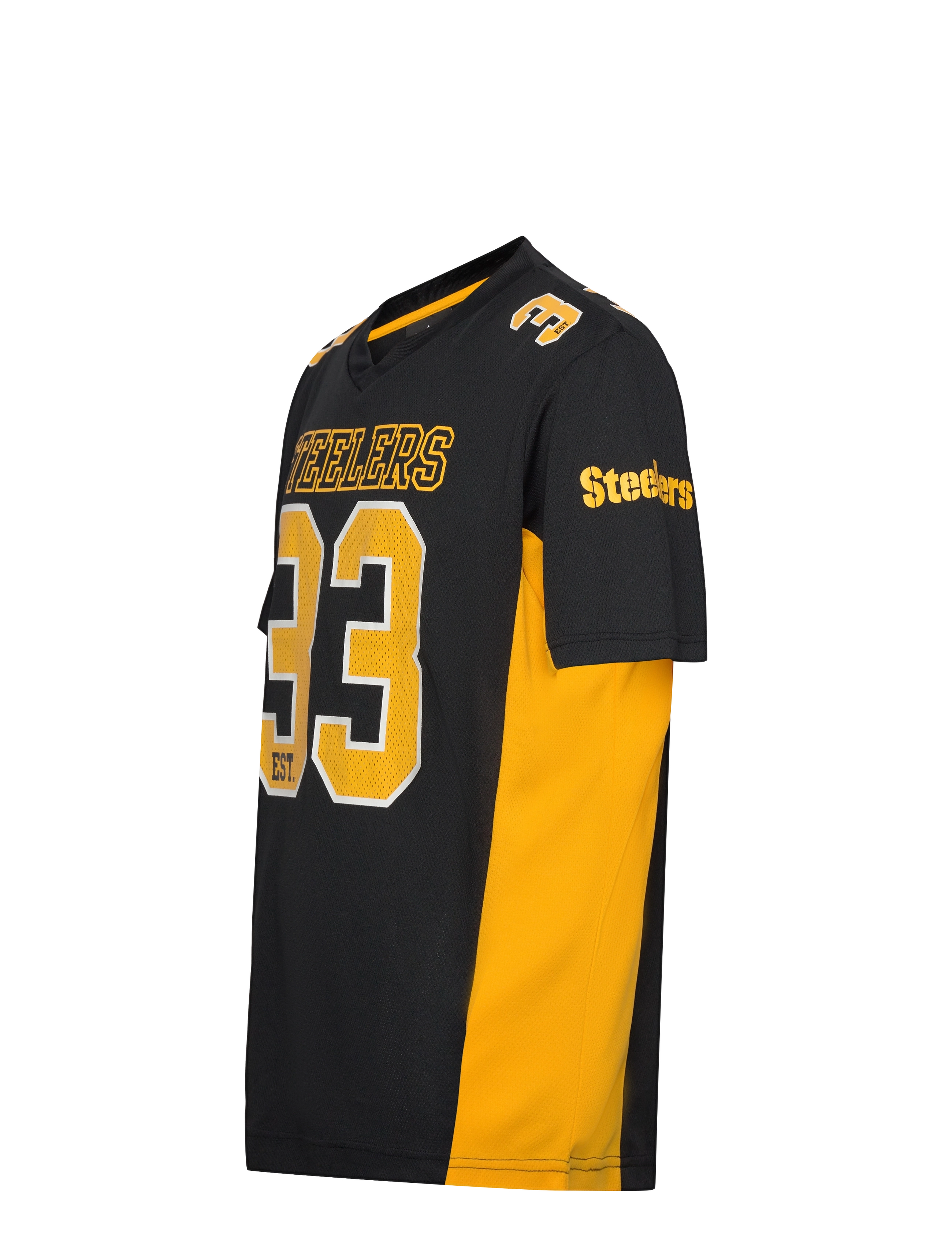 Fanatics - Pittsburgh Steelers NFL Value Franchise Fashion Top - black,yellow gold - 2