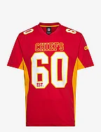Kansas City Chiefs NFL Value Franchise Fashion Top - ATHLETIC RED,YELLOW GOLD
