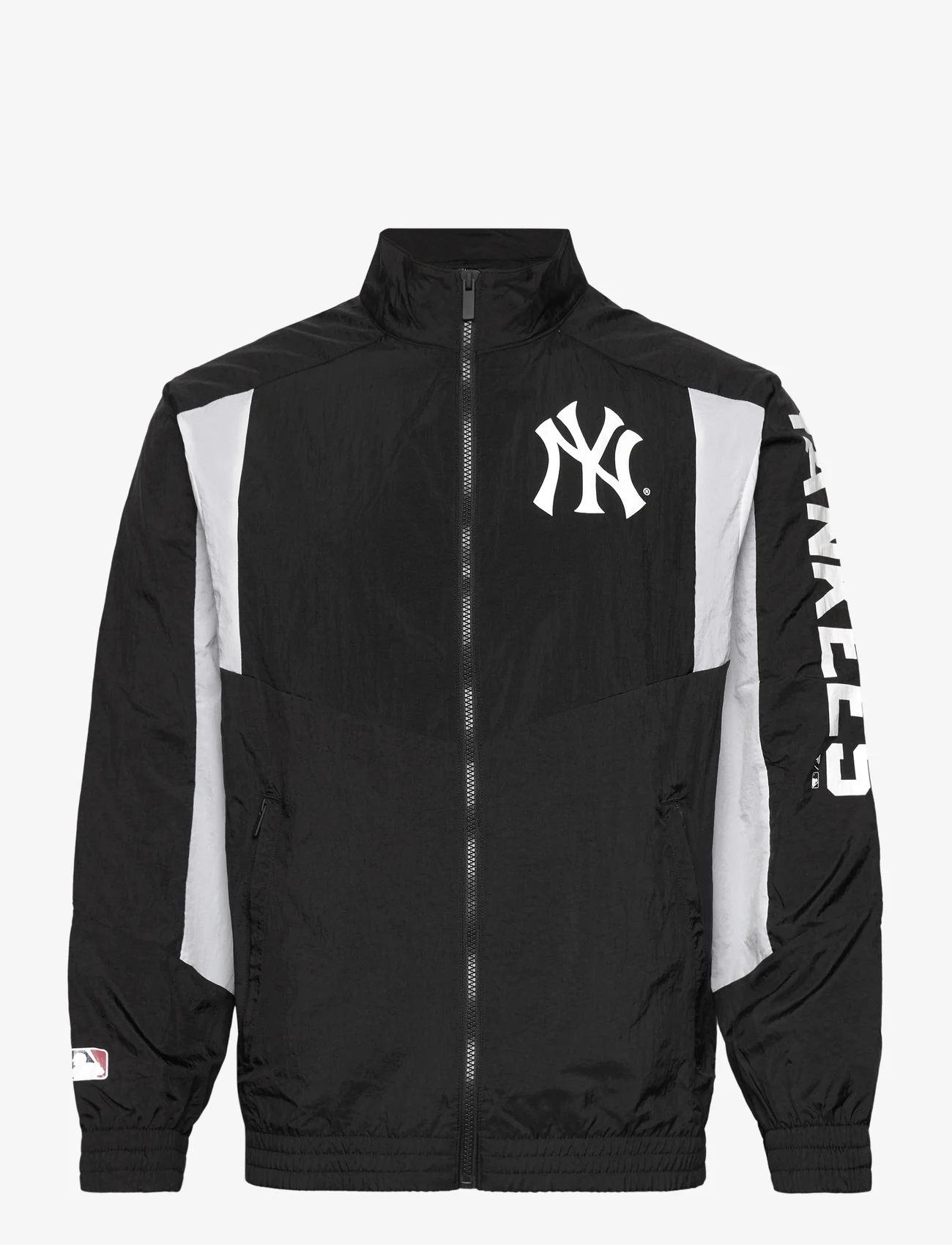 Fanatics - New York Yankees Woven Track Jacket - dressipluusid ja kapuutsiga dressipluusid - black, black, white, black - 0