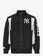 New York Yankees Woven Track Jacket - BLACK, BLACK, WHITE, BLACK