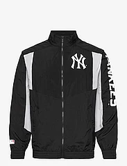 Fanatics - New York Yankees Woven Track Jacket - dressipluusid ja kapuutsiga dressipluusid - black, black, white, black - 0