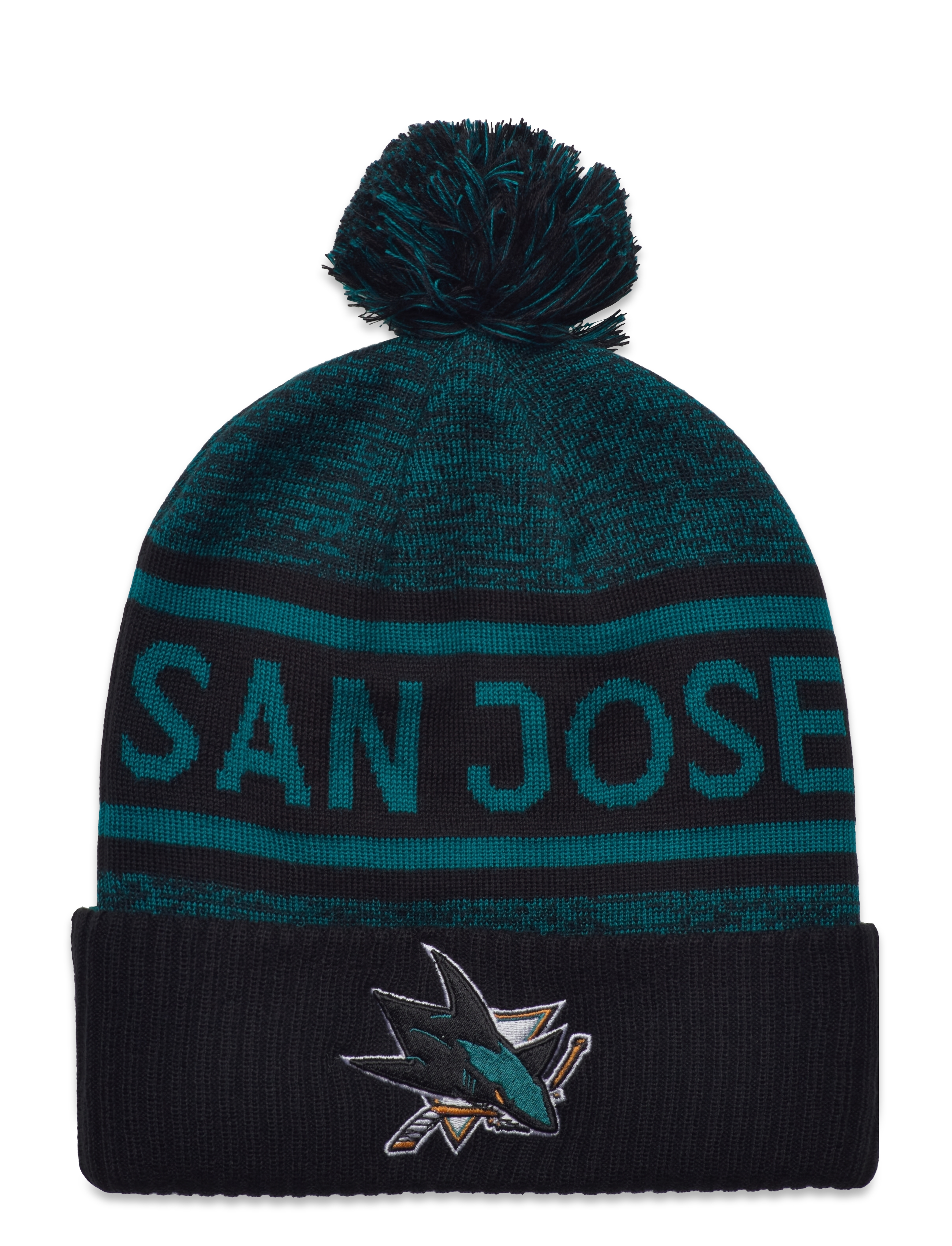 Fanatics - Authentic Pro Rink Heathered Cuffed Pom Knit - black - 1