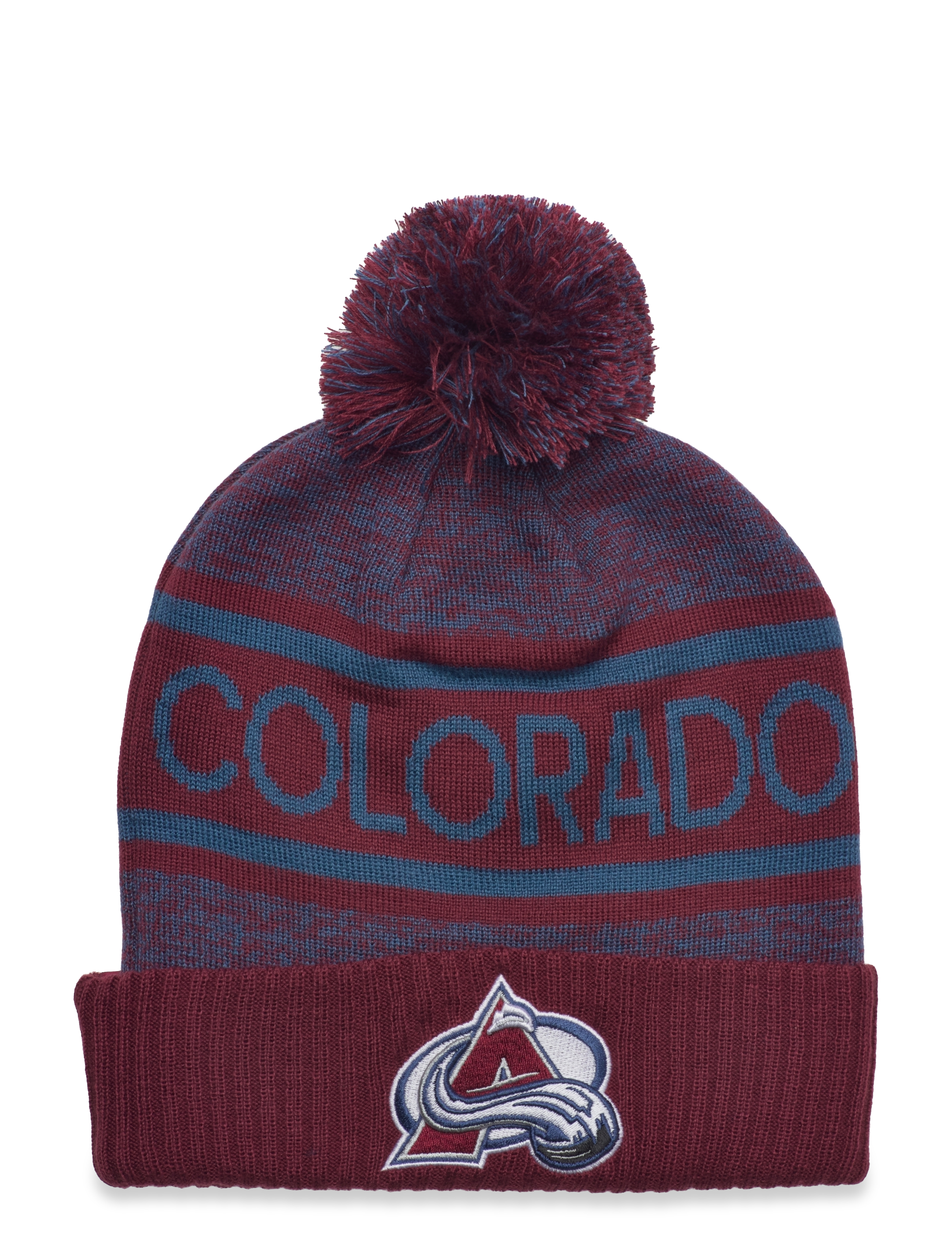 Fanatics - Authentic Pro Rink Heathered Cuffed Pom Knit - aviator blue - 1