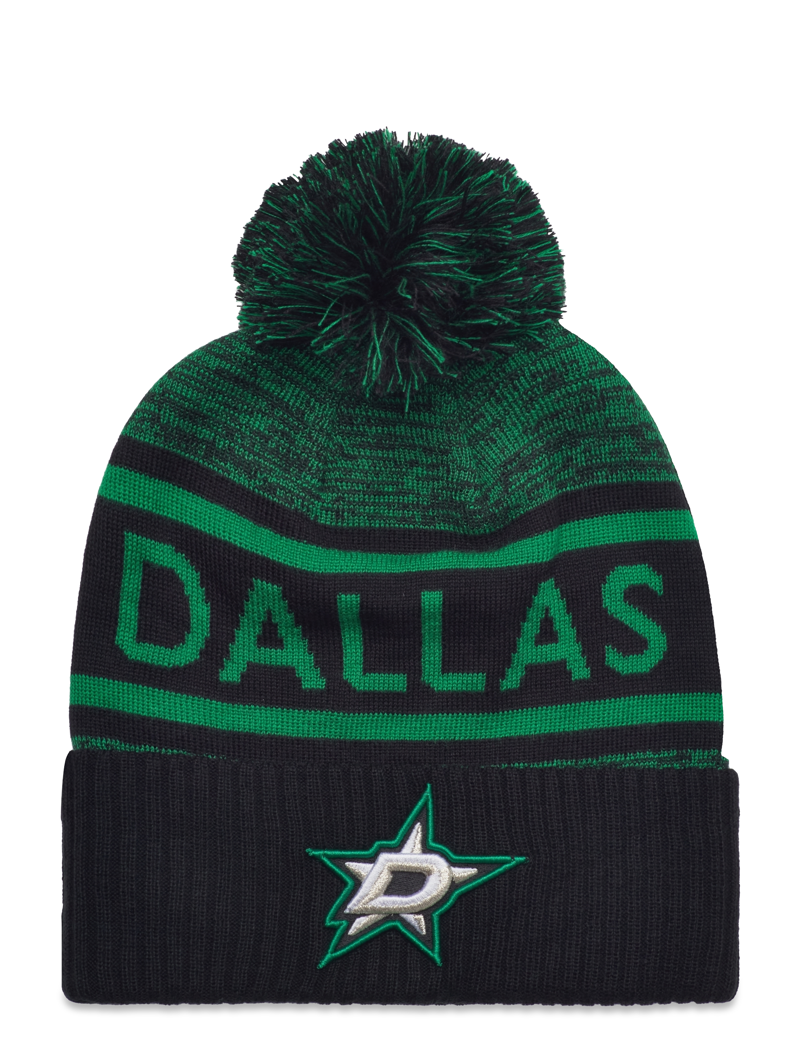Fanatics - Authentic Pro Rink Heathered Cuffed Pom Knit - black - 1