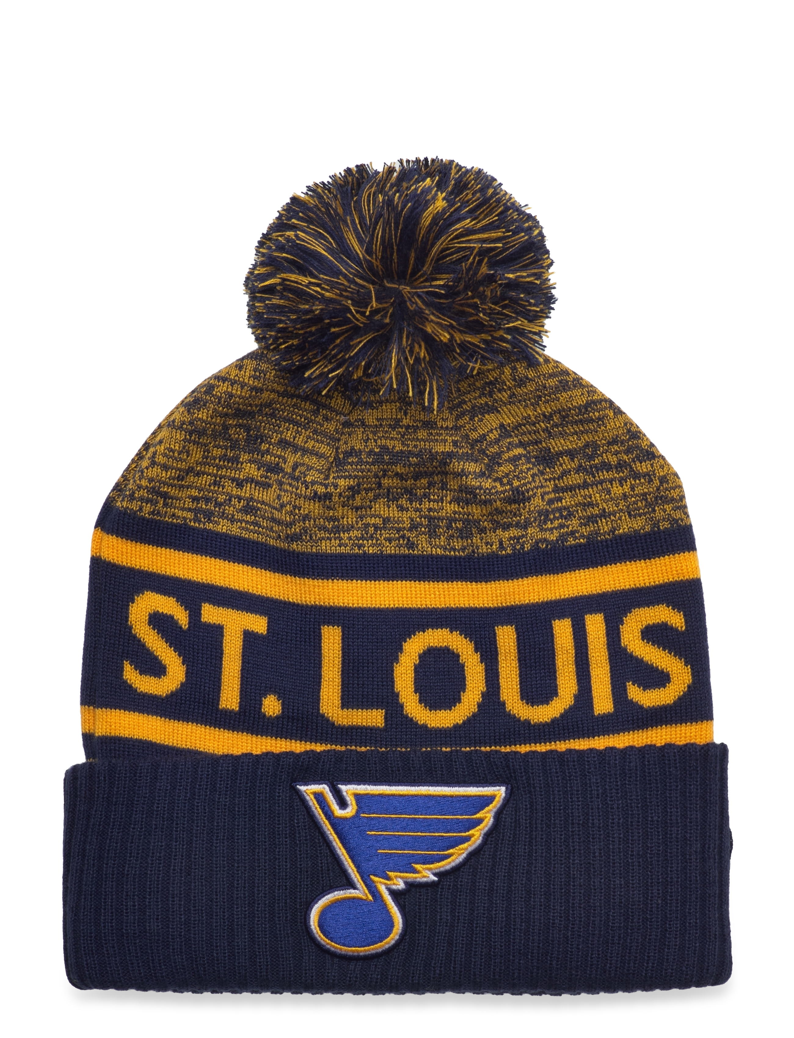 Fanatics - Authentic Pro Rink Heathered Cuffed Pom Knit - athletic navy - 1