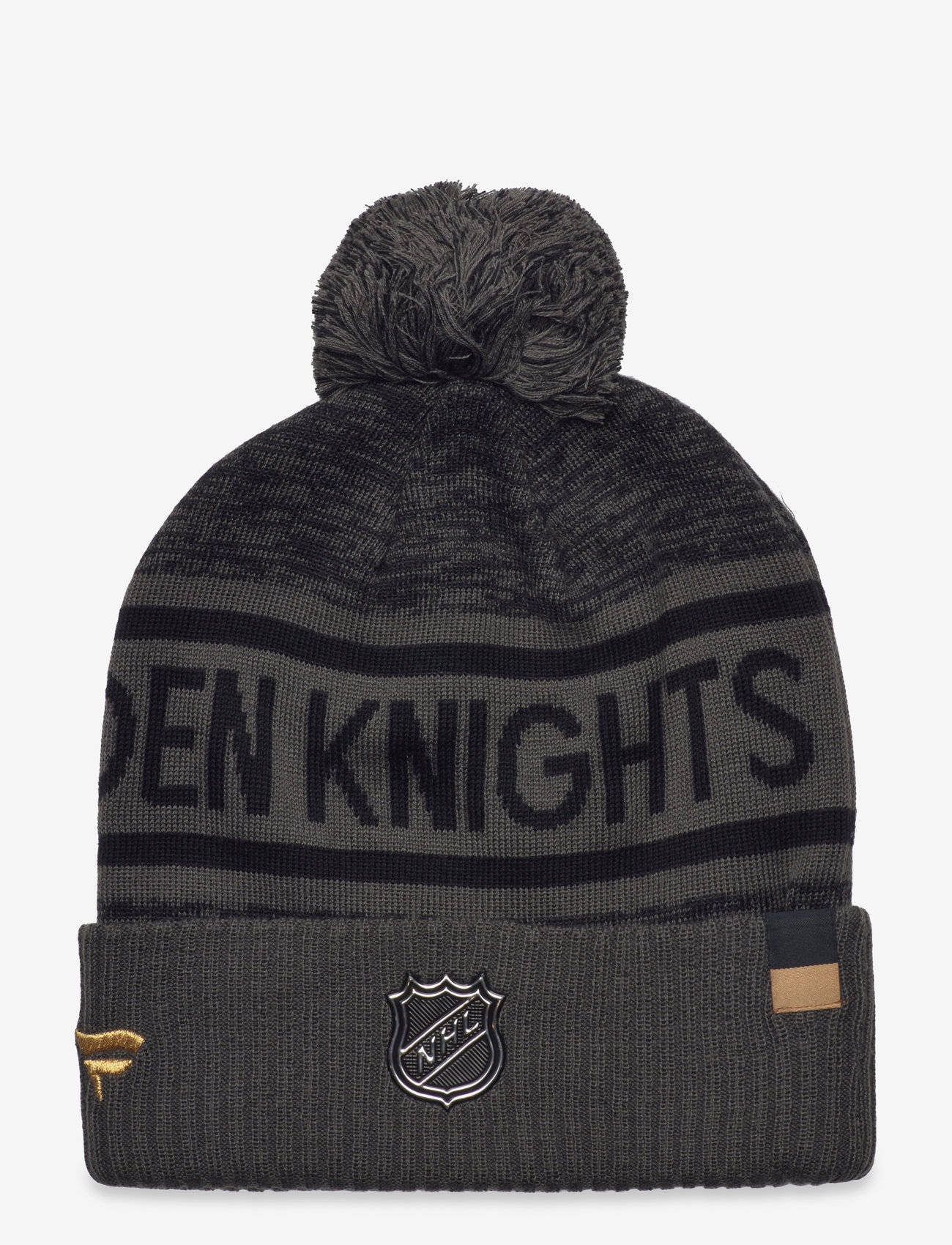 Fanatics - Authentic Pro Rink Heathered Cuffed Pom Knit - black - 0