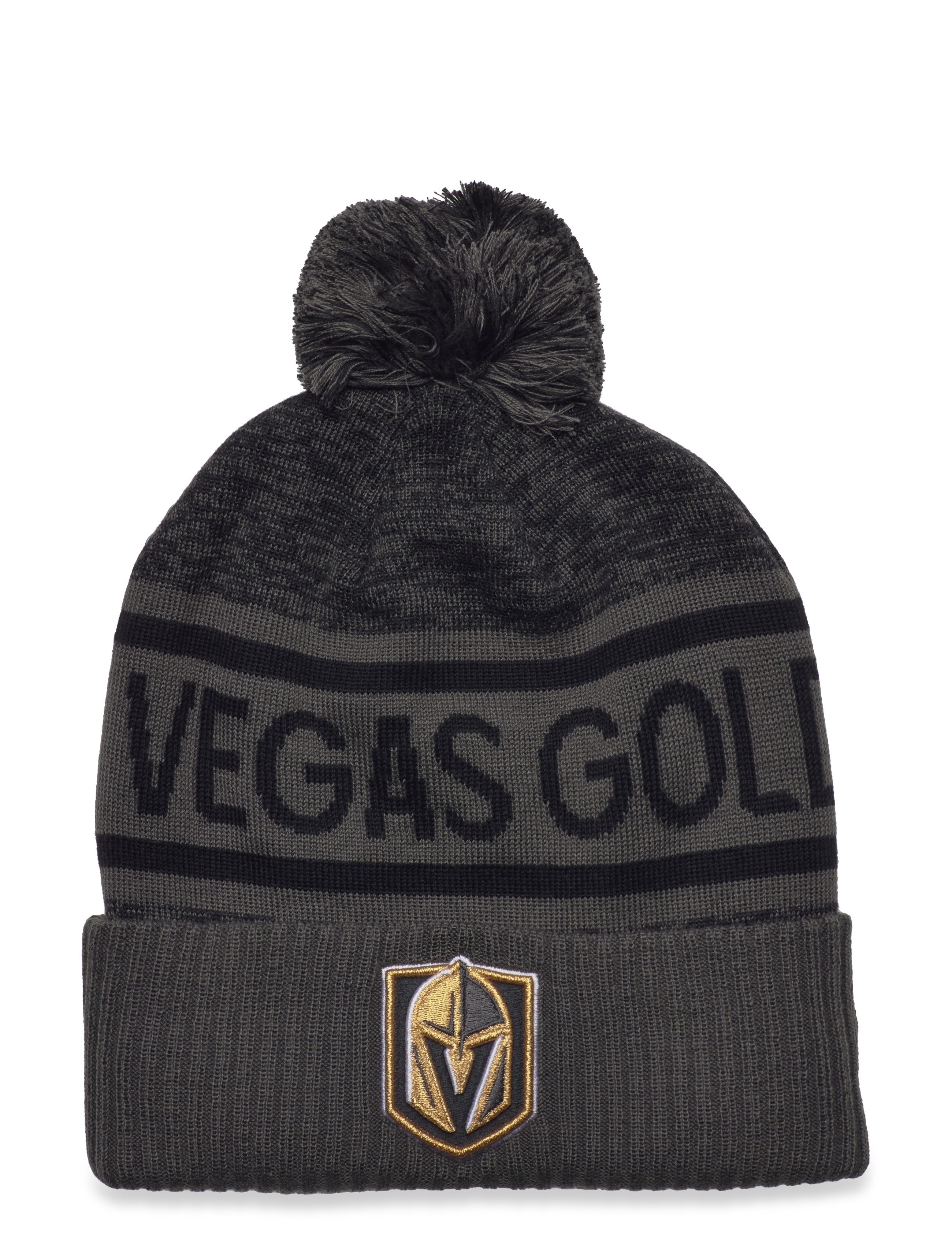 Fanatics - Authentic Pro Rink Heathered Cuffed Pom Knit - black - 1