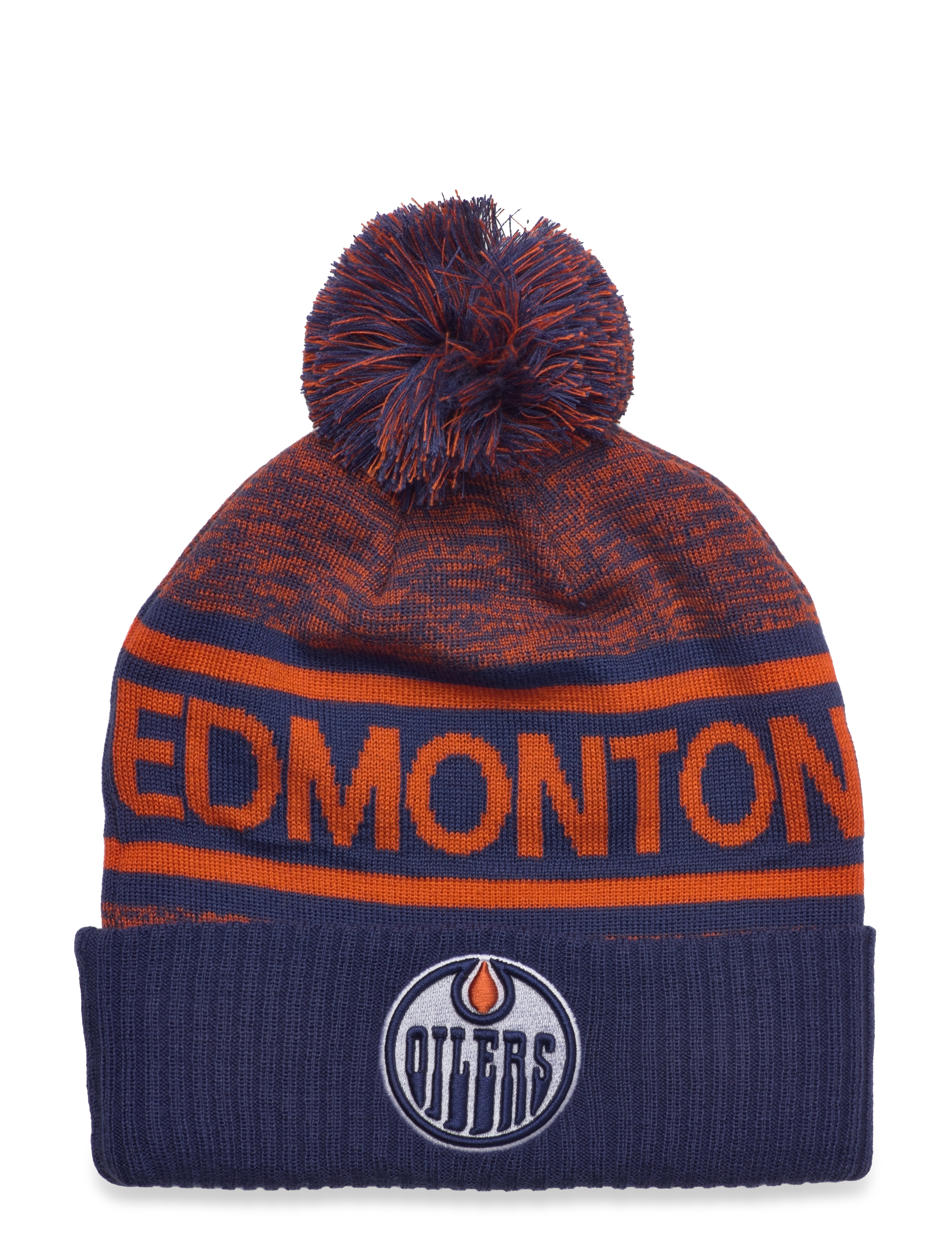 Fanatics - Authentic Pro Rink Heathered Cuffed Pom Knit - blue cobalt - 1