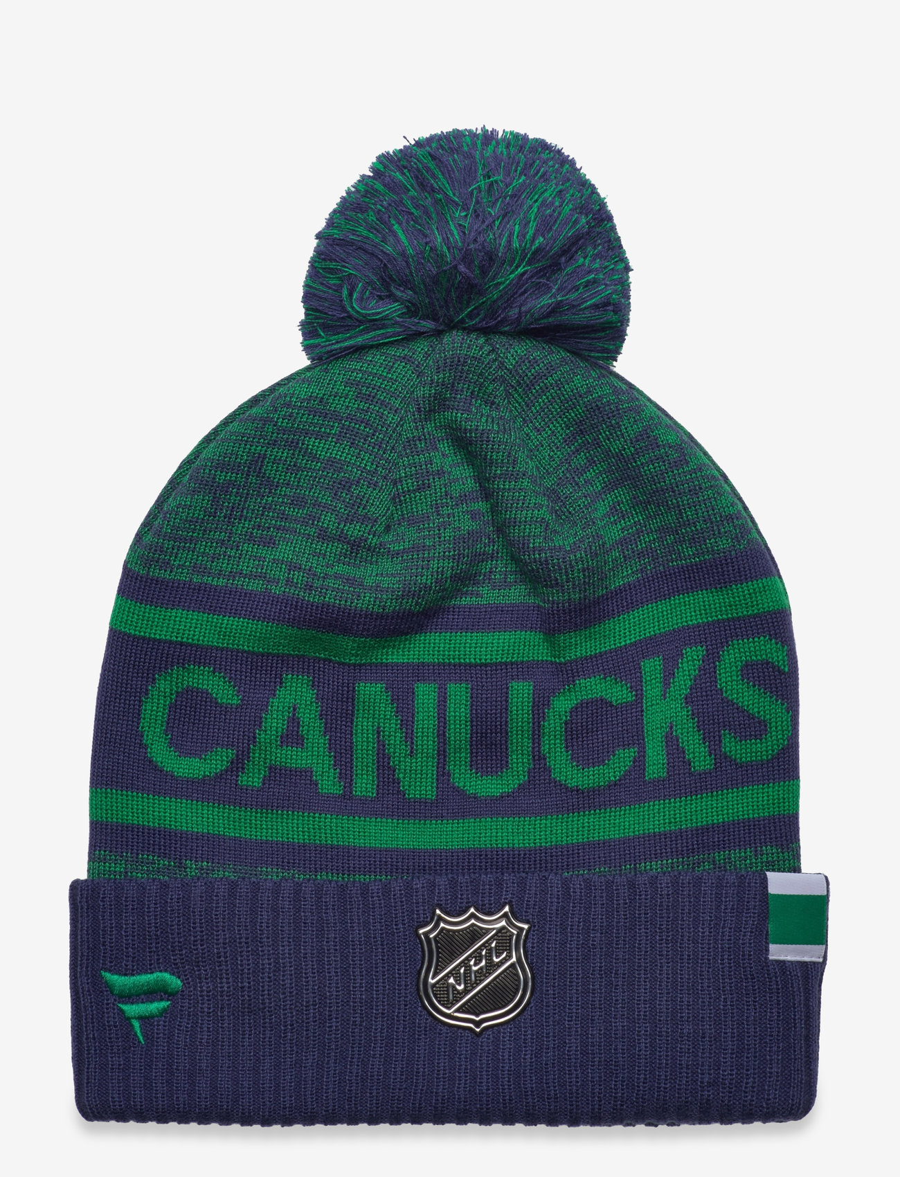 Fanatics - Authentic Pro Rink Heathered Cuffed Pom Knit - blue cobalt - 0