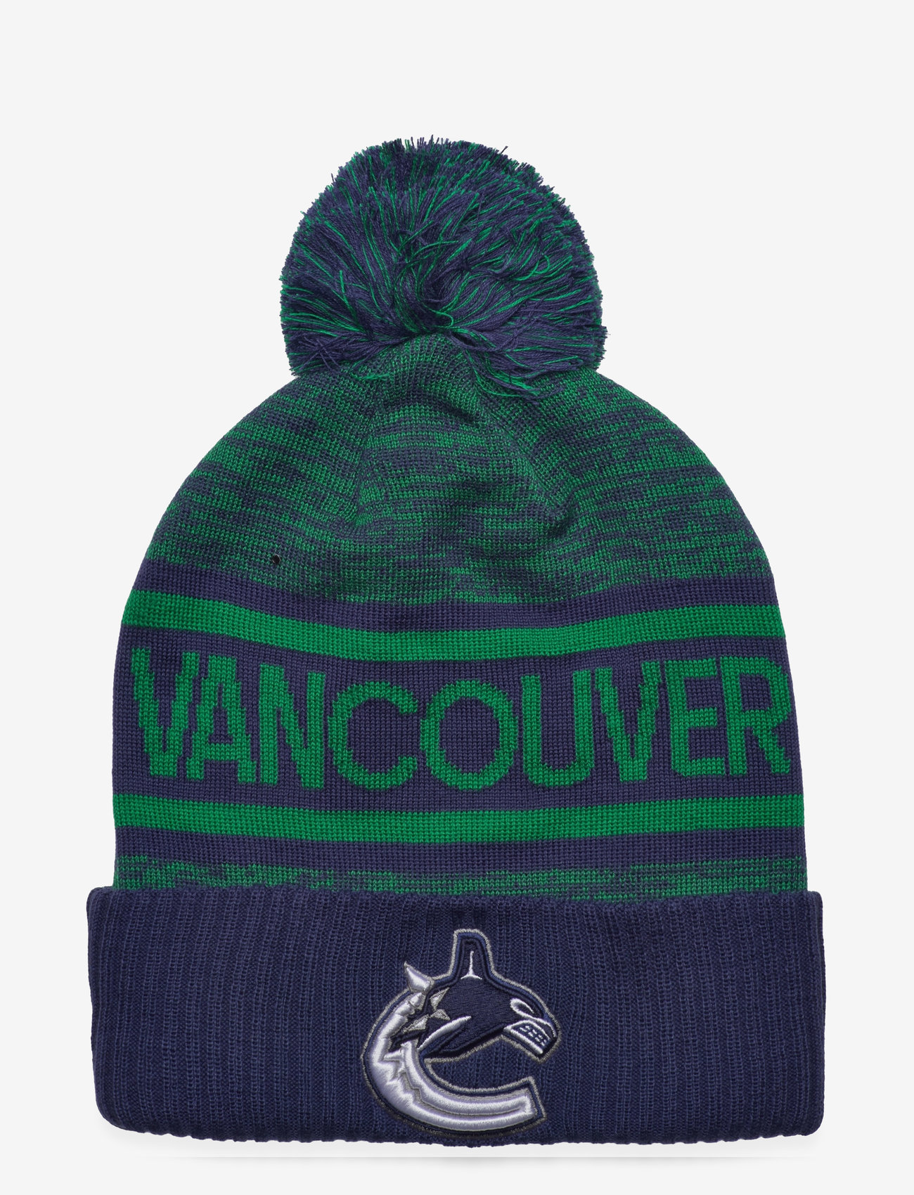 Fanatics - Authentic Pro Rink Heathered Cuffed Pom Knit - blue cobalt - 1