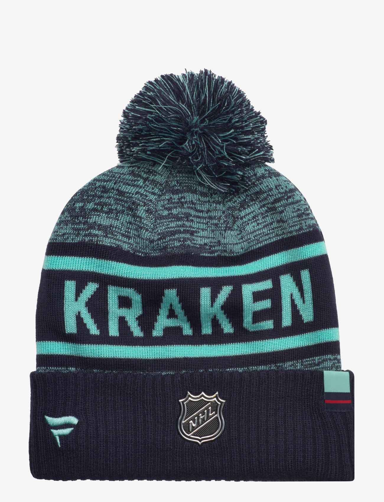 Fanatics - Authentic Pro Rink Heathered Cuffed Pom Knit - traditional navy - 0