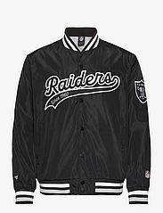 Fanatics - Las Vegas Raiders Sateen Jacket - kurtki sportowe - black, black, black, white, sport gray, black - 0