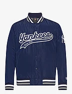New York Yankees Sateen Jacket - ATHLETIC NAVY, ATHLETIC NAVY, ATHLETIC NAVY, WHITE, STONE GRAY, ATHLETIC NAVY