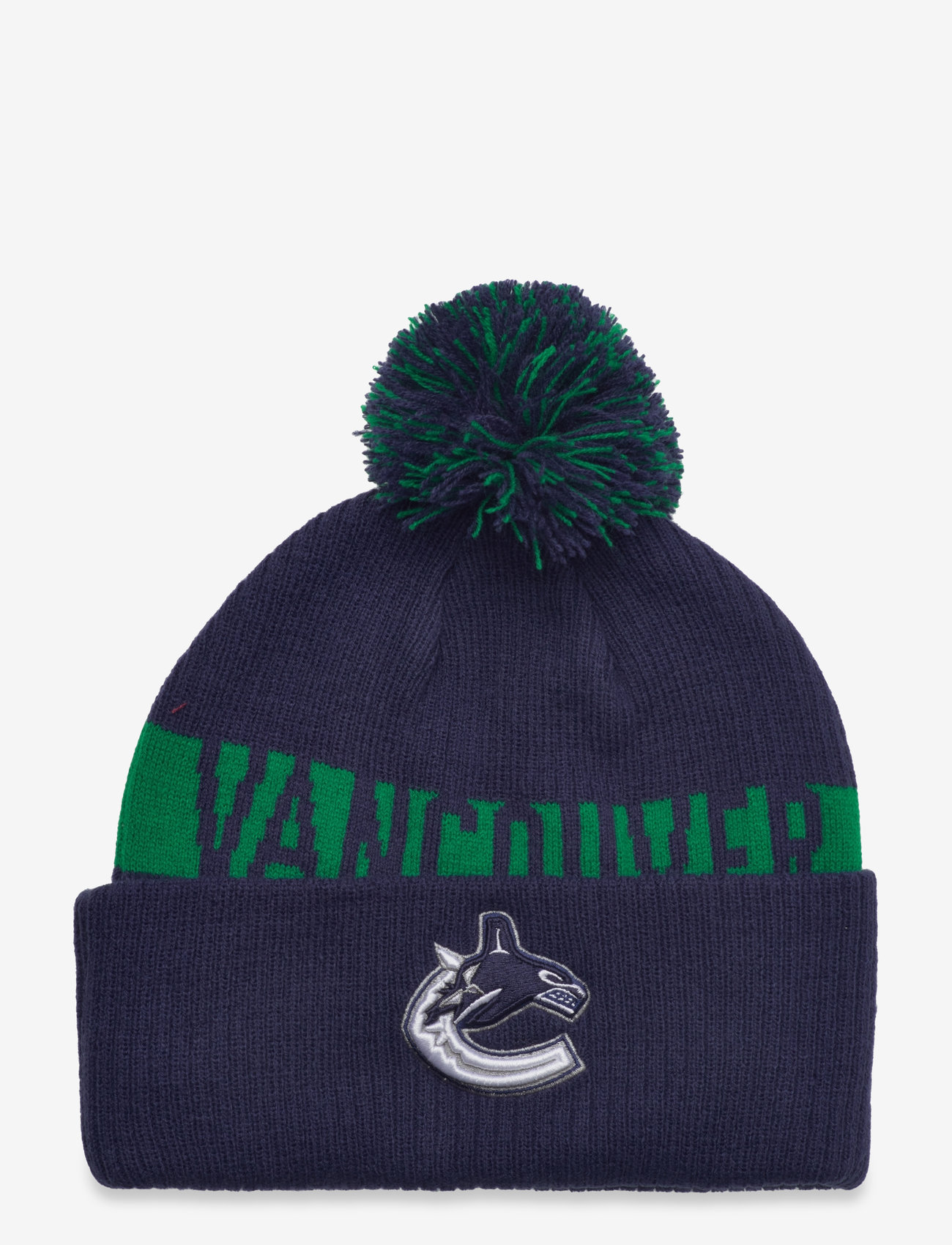 Fanatics - Fundamental Beanie Cuff with Pom - blue cobalt - 0