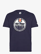 Edmonton Oilers Primary Logo Graphic T-Shirt - MARITIME BLUE
