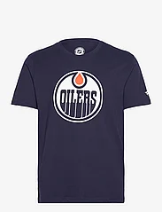 Fanatics - Edmonton Oilers Primary Logo Graphic T-Shirt - short-sleeved t-shirts - maritime blue - 0