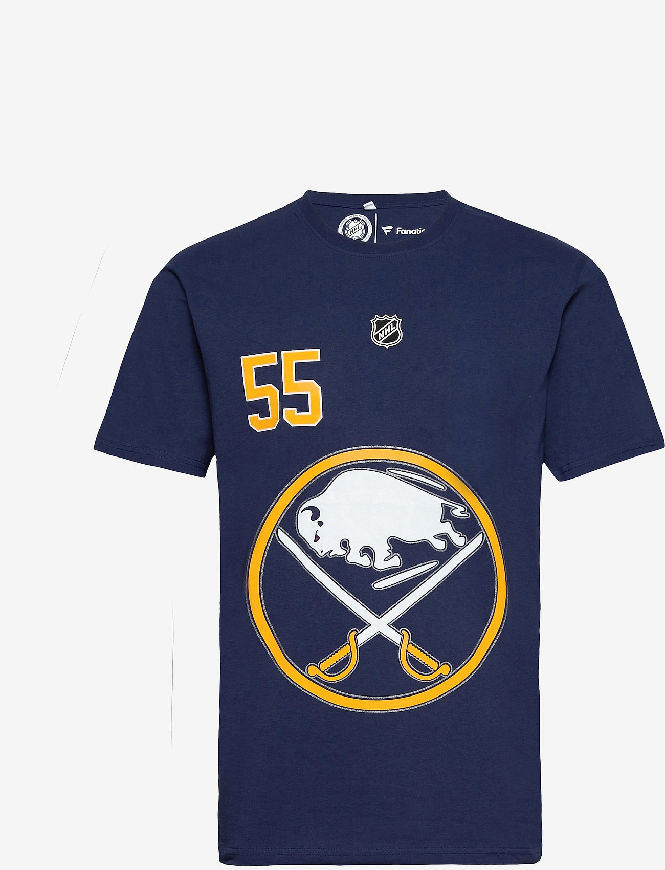 Fanatics - Buffalo Sabres Iconic Name & Number Graphic T-Shirt - navy - 0