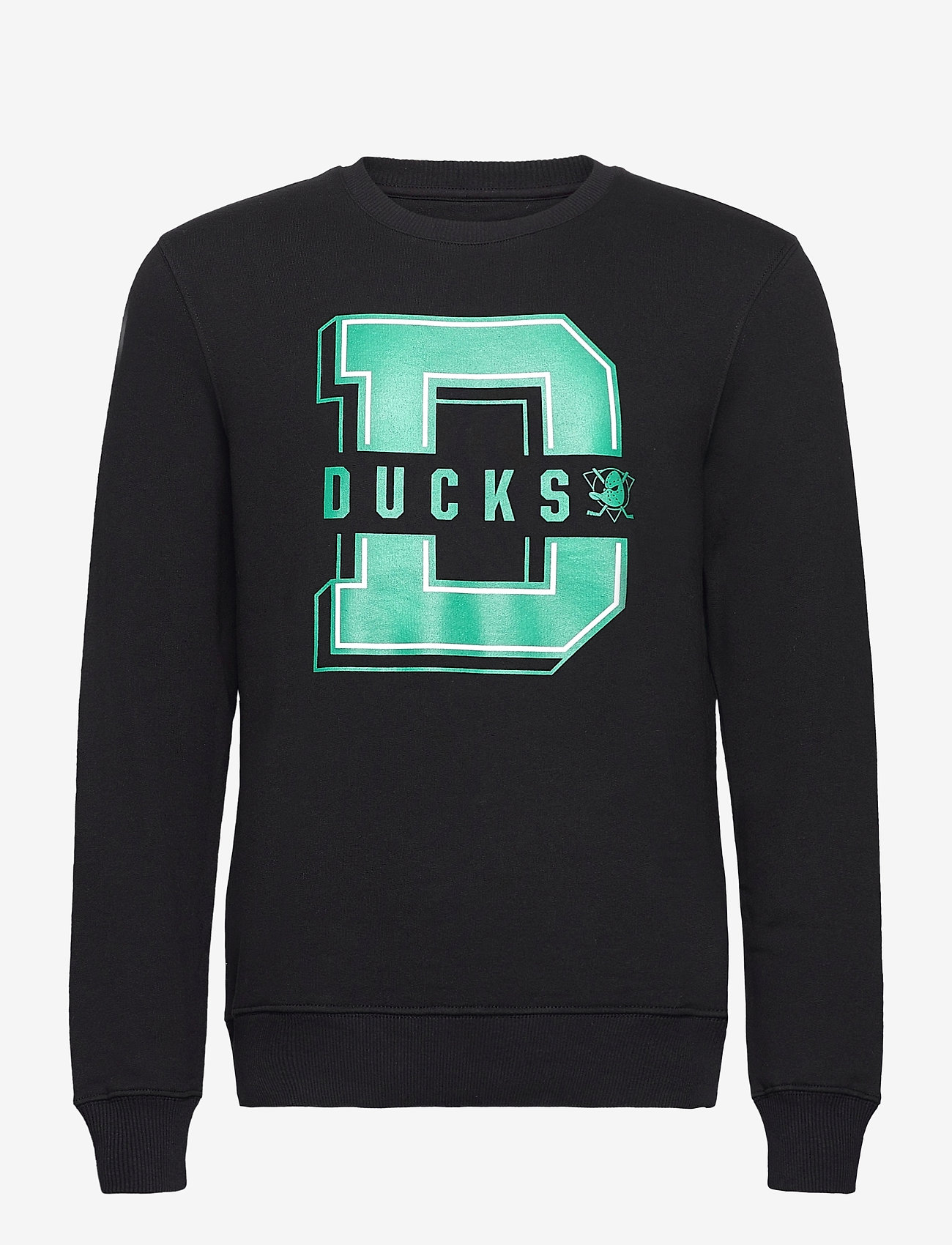 Fanatics - Anaheim Ducks College Letter Core Graphic Crew Sweatshirt - black - 0