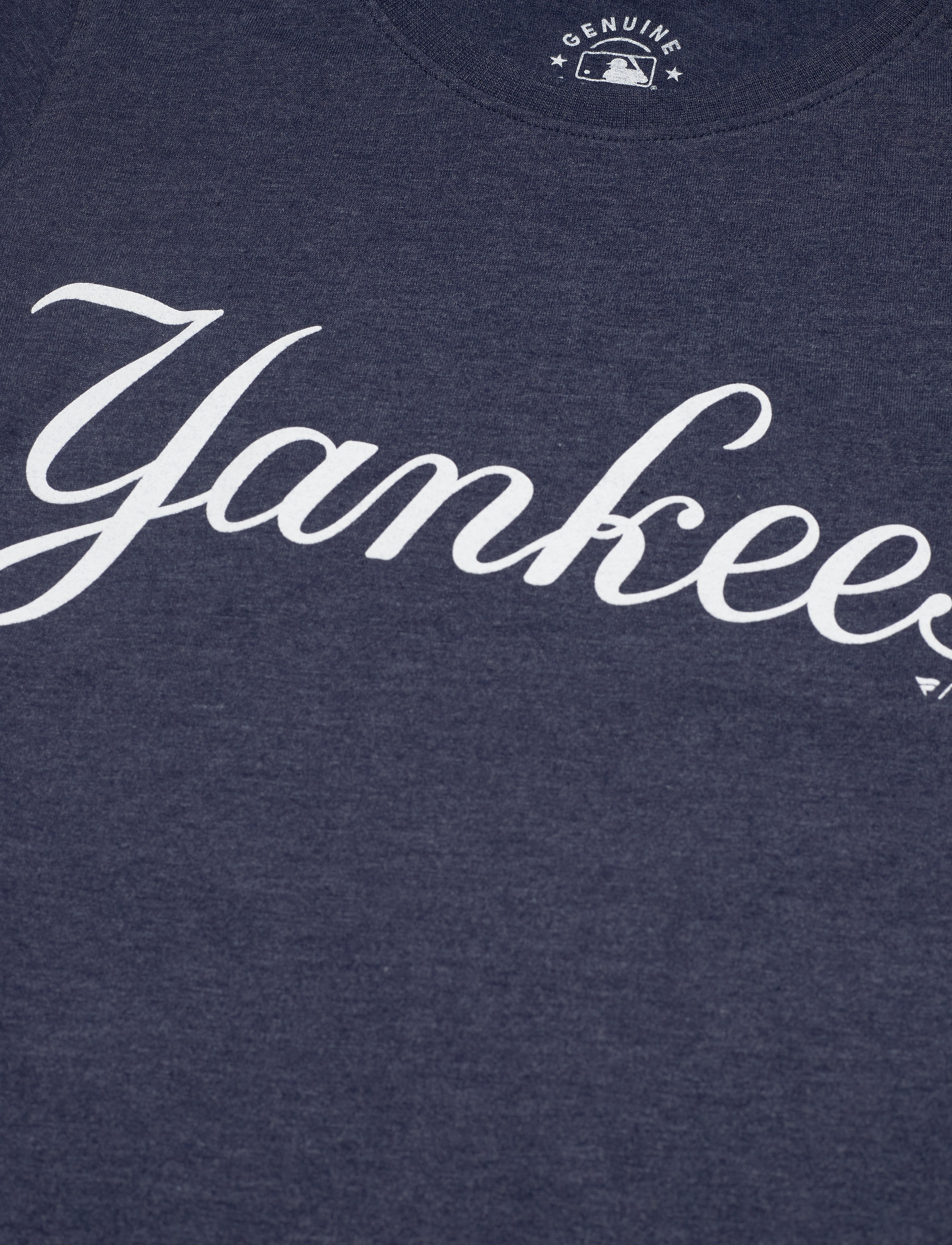 Fanatics - New York Yankees Mono Wordmark Premium Marl Graphic T-Shirt - navy - 2
