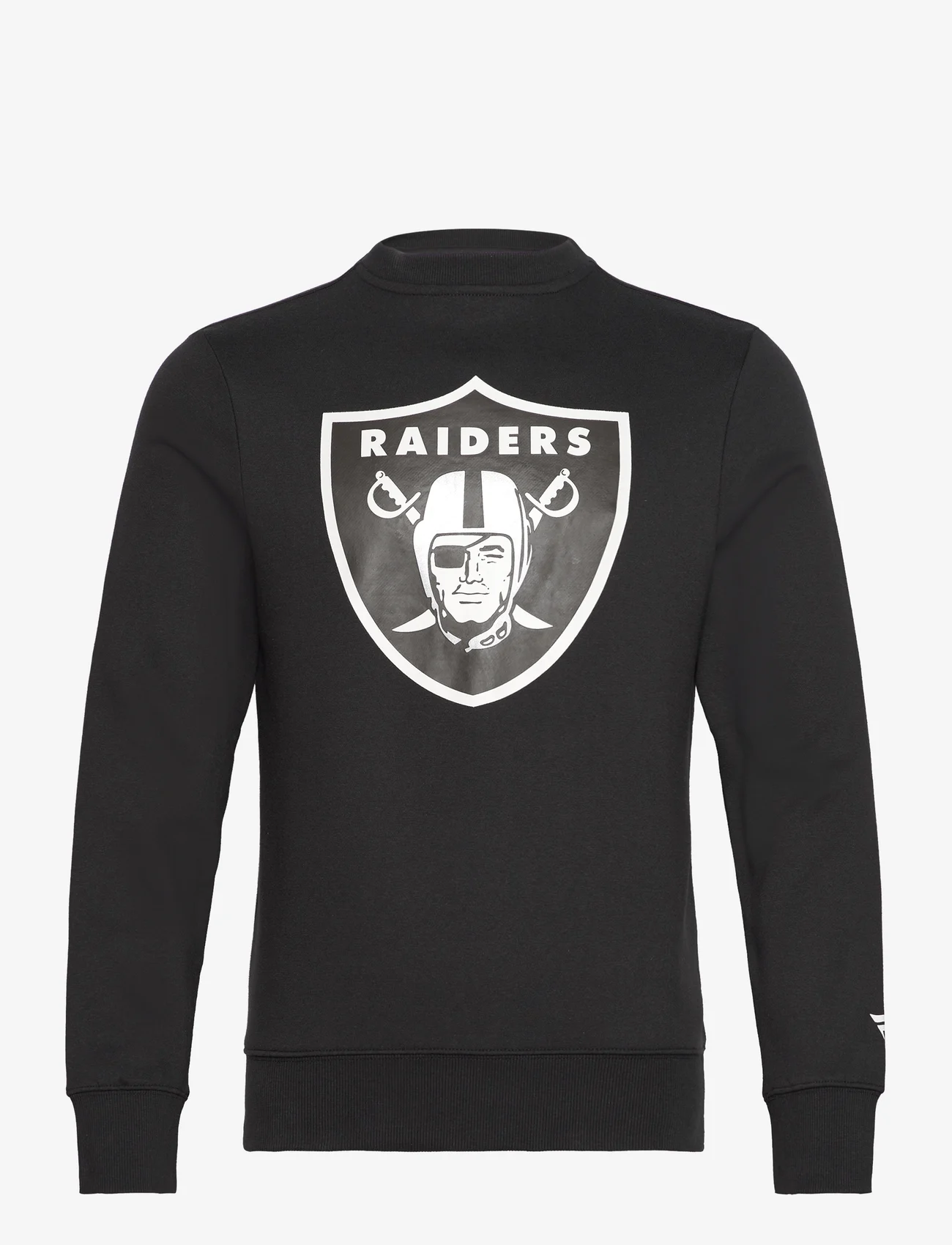 Fanatics - Las Vegas Raiders Primary Logo Graphic Crew Sweatshirt - sportiska stila džemperi - black - 0