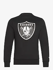 Fanatics - Las Vegas Raiders Primary Logo Graphic Crew Sweatshirt - sportiska stila džemperi - black - 0