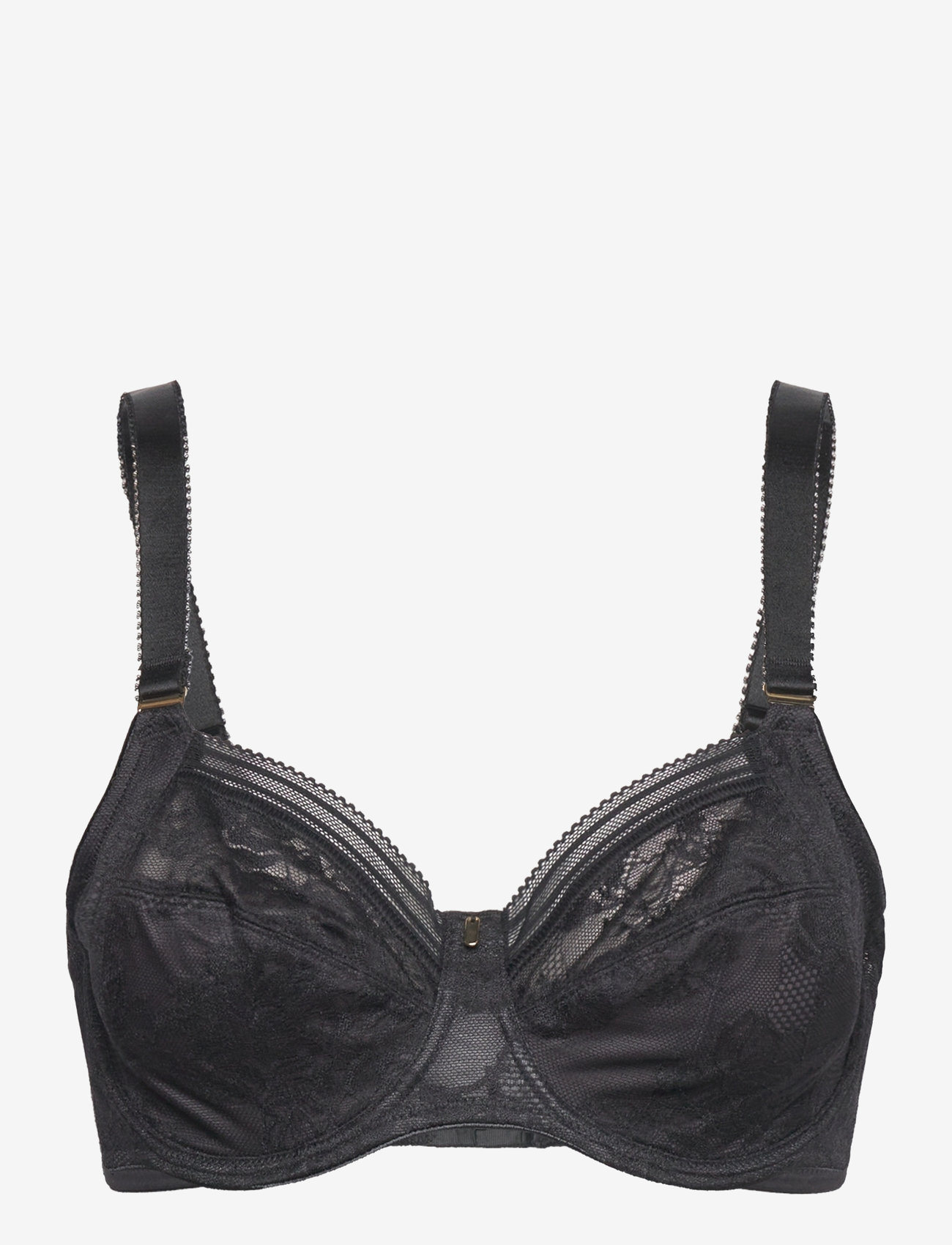 Fantasie - FUSION LACE UW SIDE SUPPORT BRA 32 D - fuldskåls bh'er - black - 0