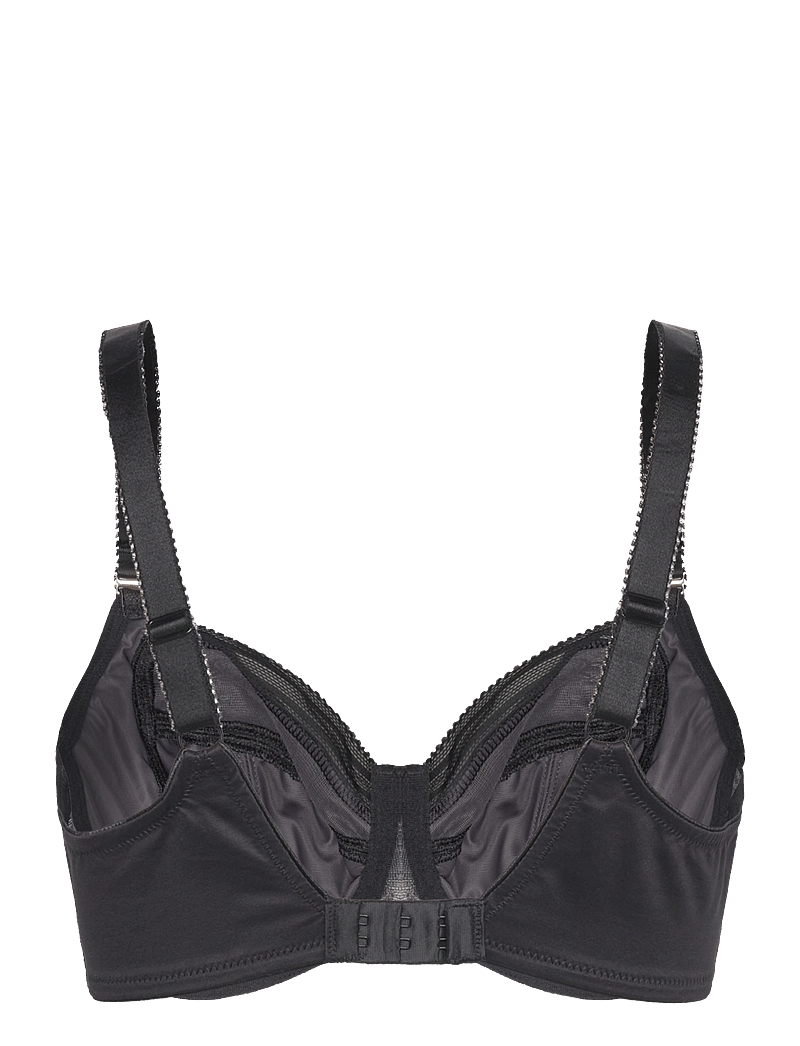 Fantasie - FUSION LACE UW SIDE SUPPORT BRA 32 D - fuldskåls bh'er - black - 1