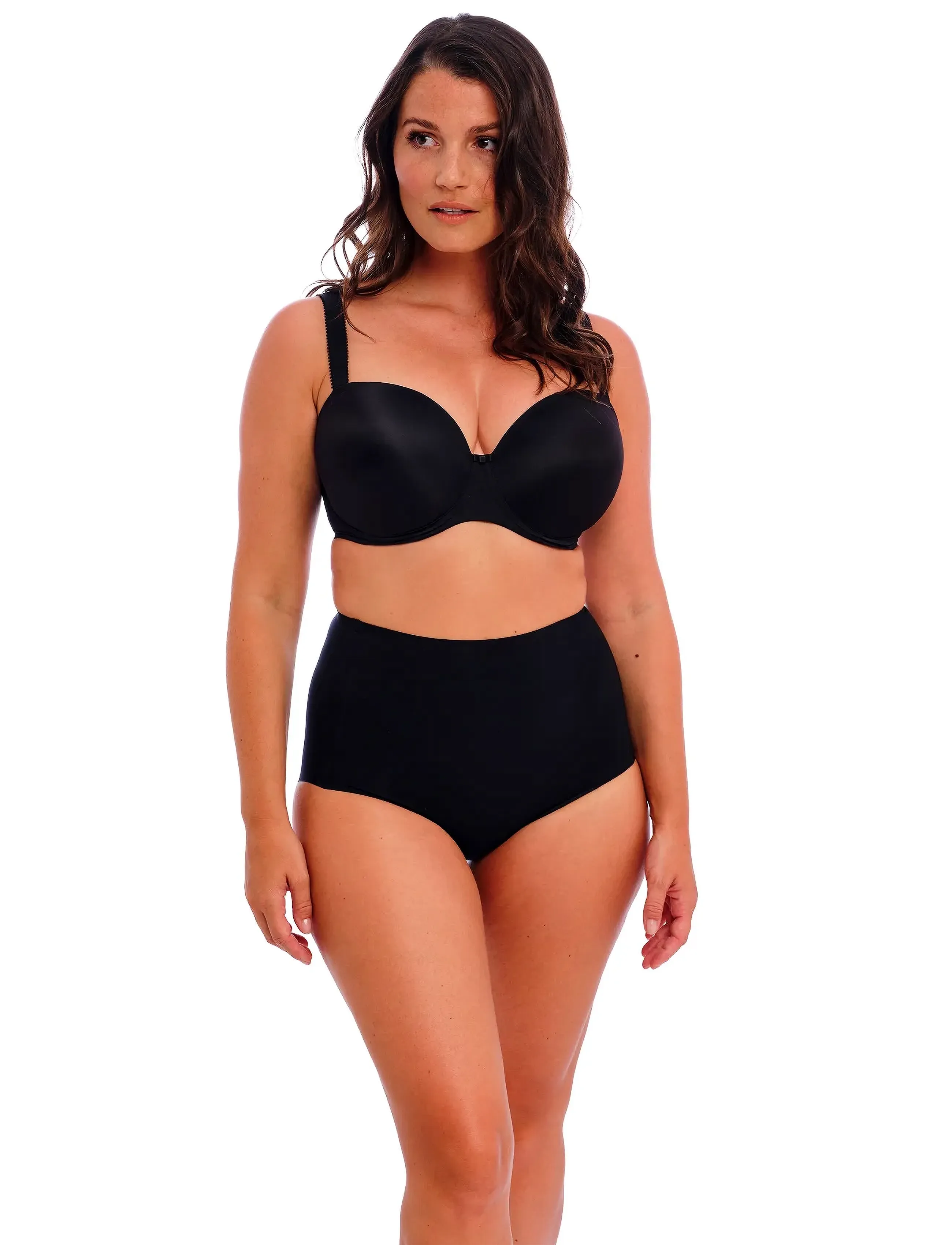 Fantasie Smoothease, L, Panties, Schwarz - High Waisted Frauen