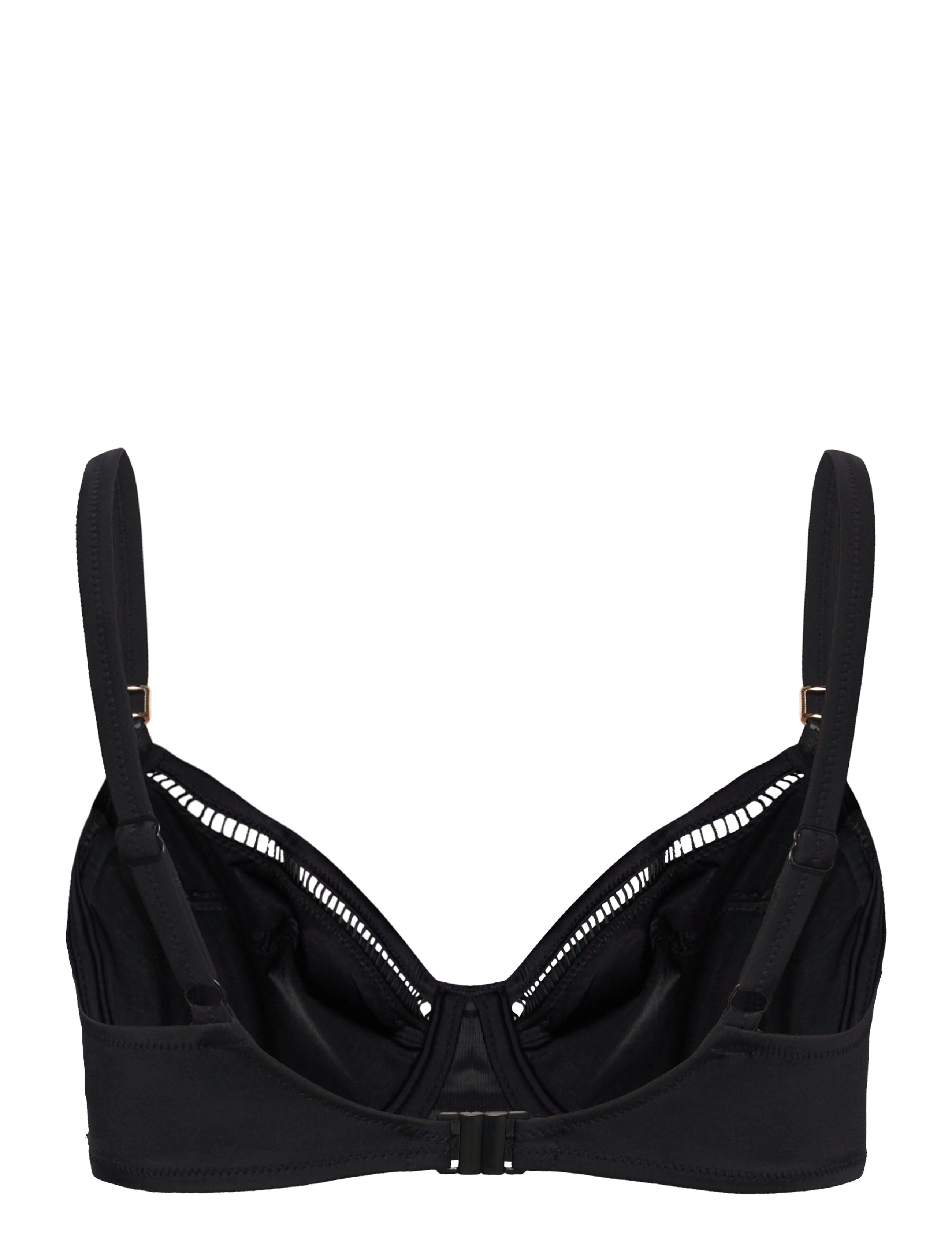 Fantasie - EAST HAMPTON UW GATHERED FULL CUP BIKINI TOP - bikini-oberteile mit bügel - black - 1