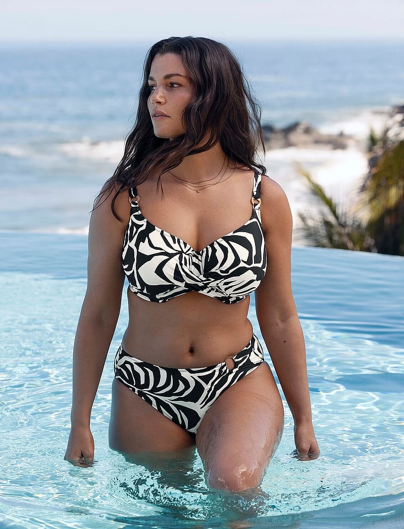 Fantasie - ARUBA NIGHTS - bikinitoppar med bygel - black & cream - 3