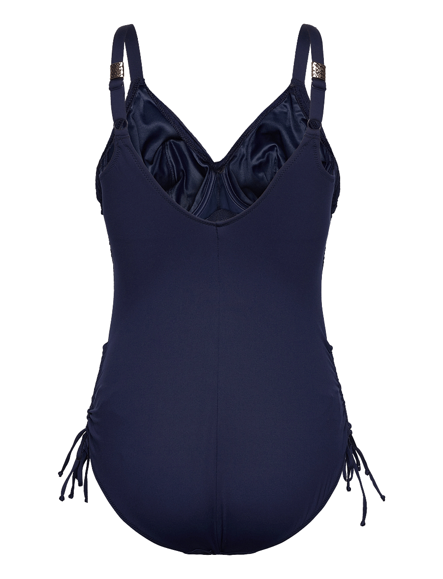 Fantasie - OTTAWA UW TWIST FRONT SWIMSUIT WITH ADJUSTABLE LEG - badeanzüge - ink - 1