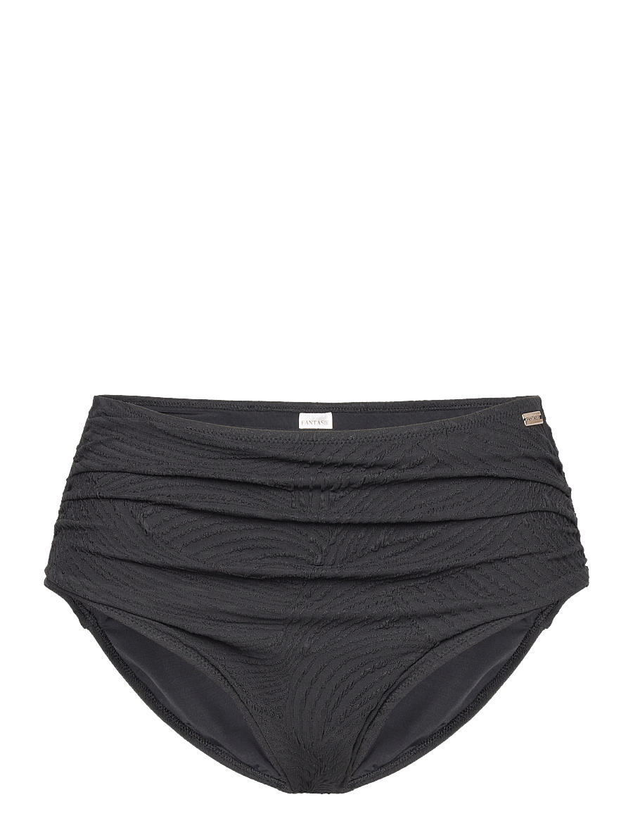 Fantasie - OTTAWA DEEP GATHERED BRIEF - kõrge vöökohaga bikiinid - black - 0