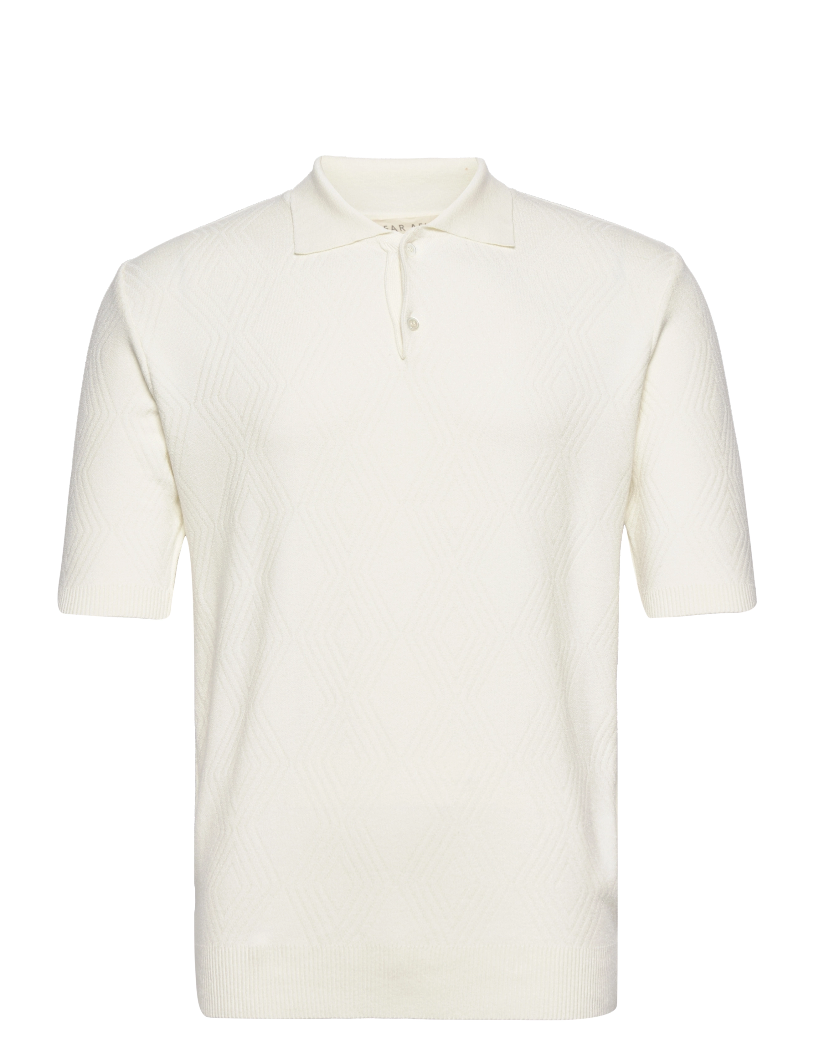Far Afield - Belser S/S Polo - seed pearl - 0