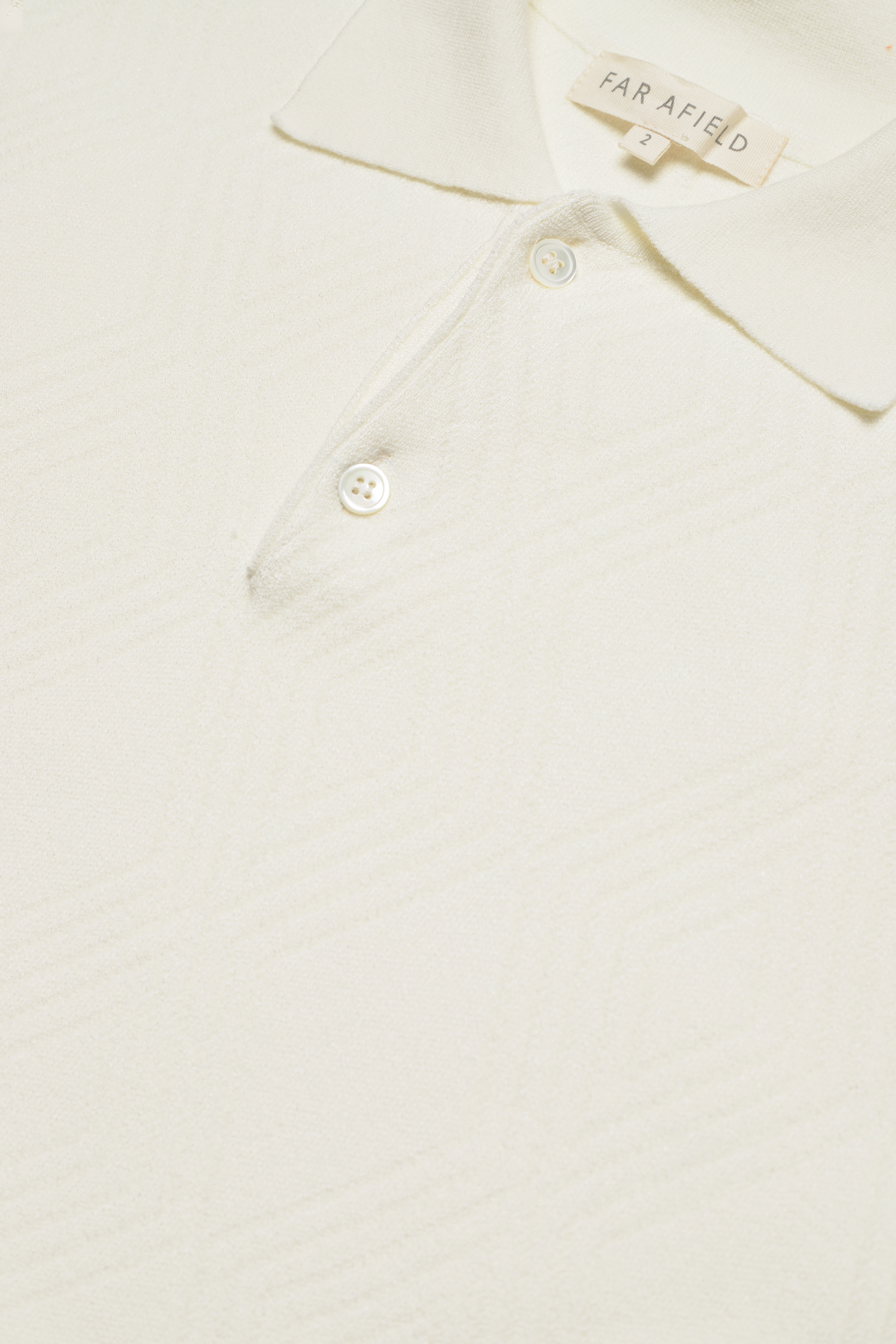 Far Afield - Belser S/S Polo - seed pearl - 3