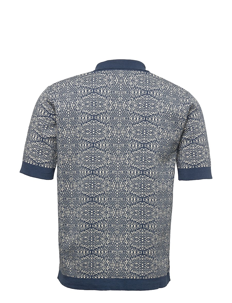 Far Afield - Zigger S/S Cardigan - tribal navy - 1