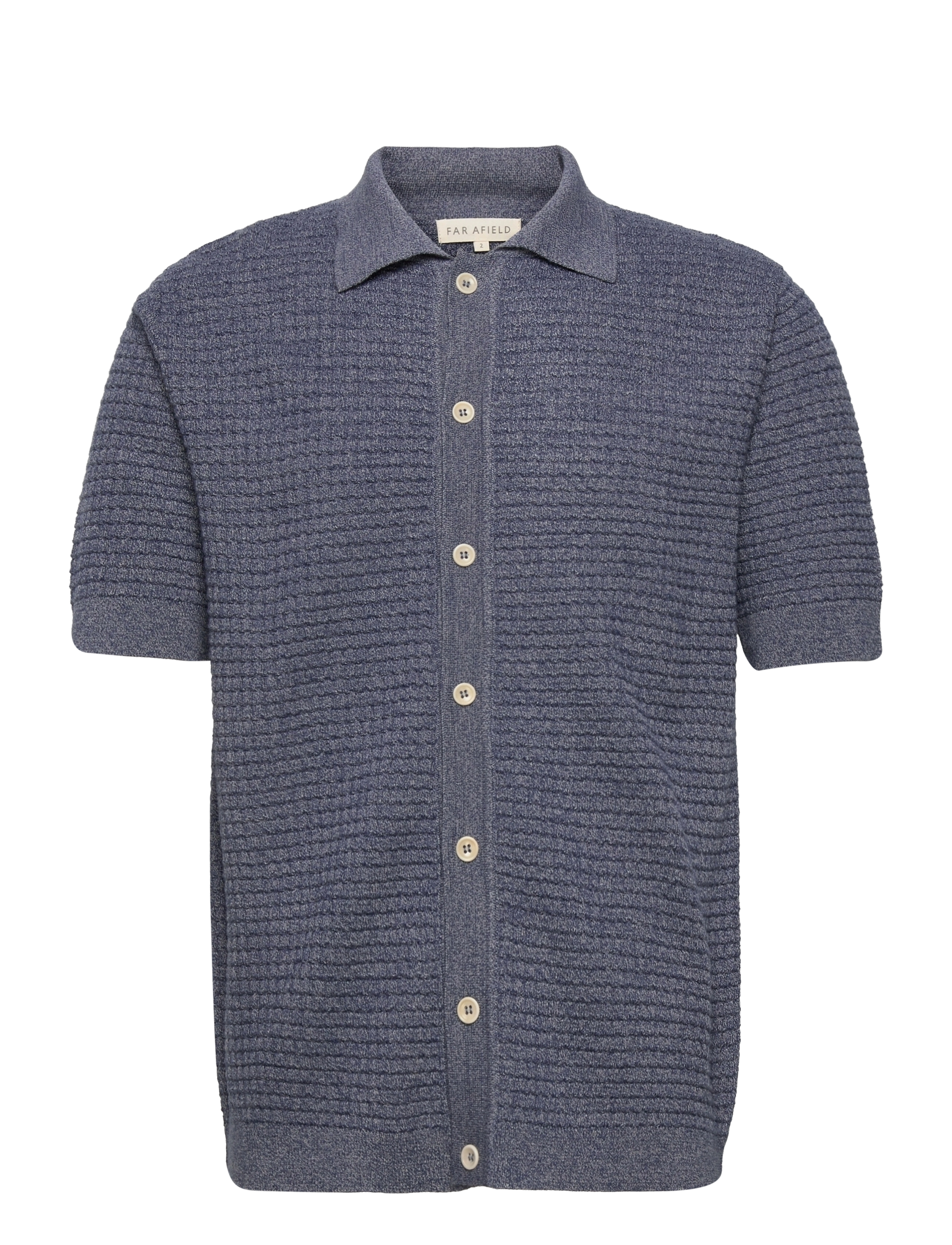Far Afield - Velzy Cardigan - navy, seed pearl - 0